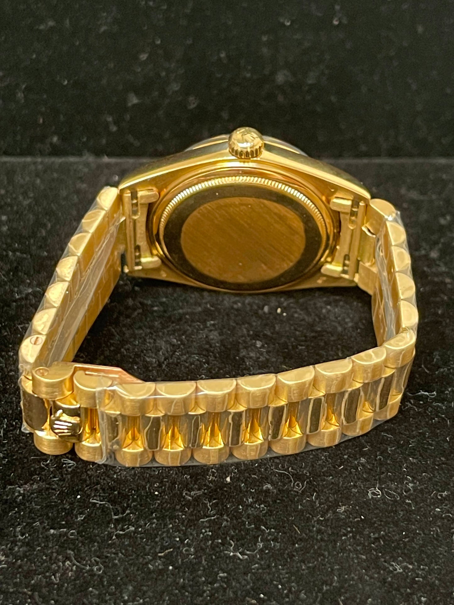 1976 Rolex Day-Date 1803 Champagne Tapestry Diamond Dial No Papers 36mm