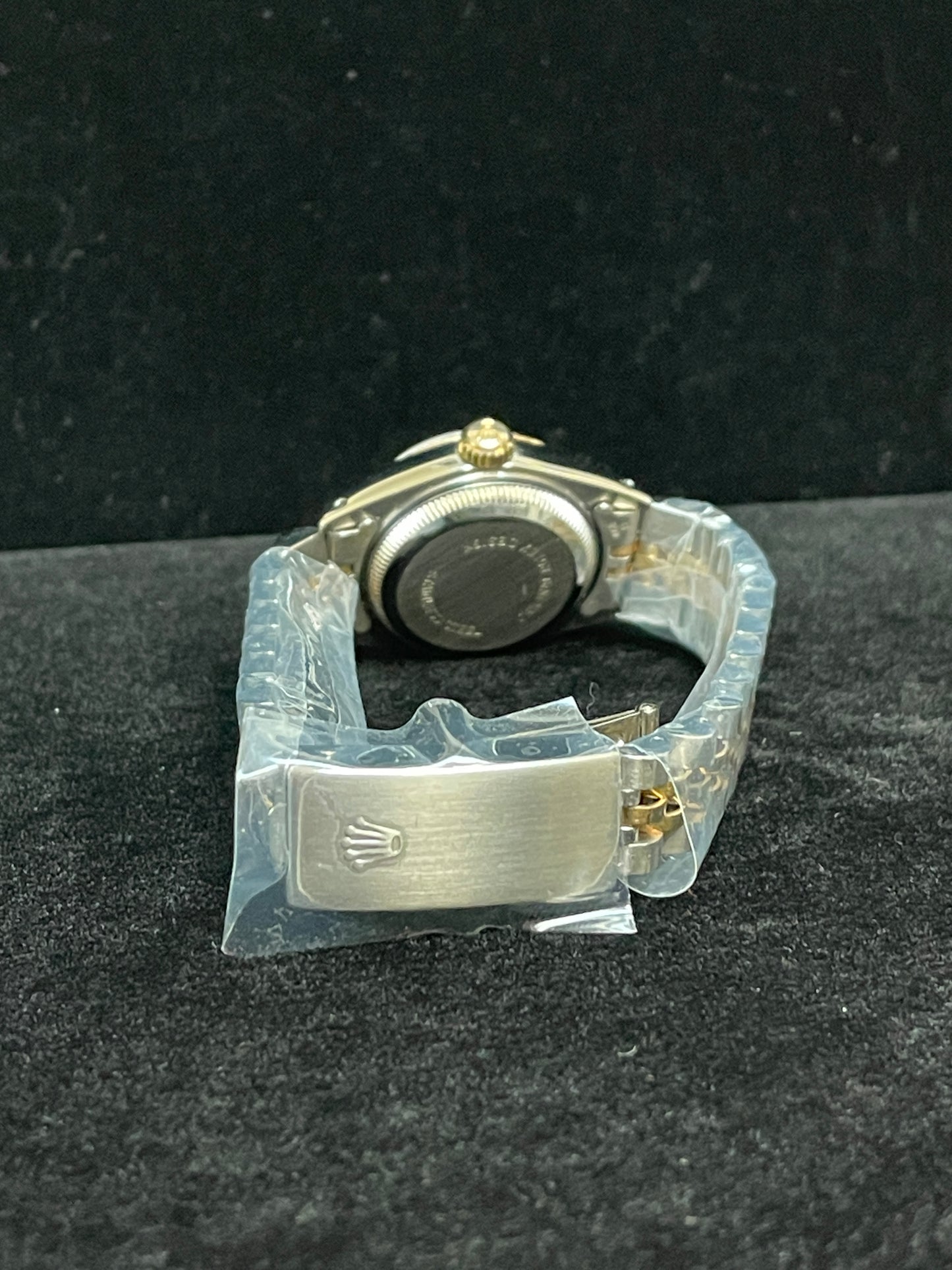 Rolex Ladies Datejust 69173 White Arabic Dial TT 18kt Jubilee With Papers 26mm