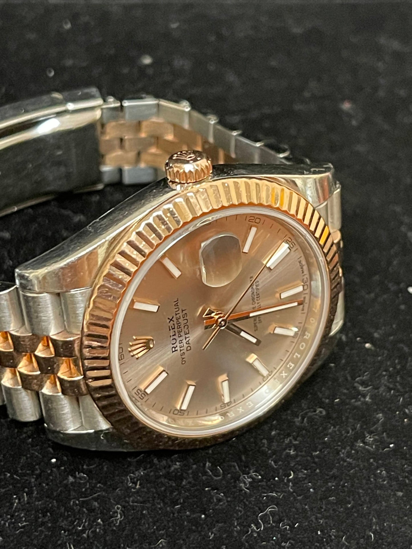 2018 Rolex Datejust 126331 Sundust Dial RG Jubilee No Papers 41mm