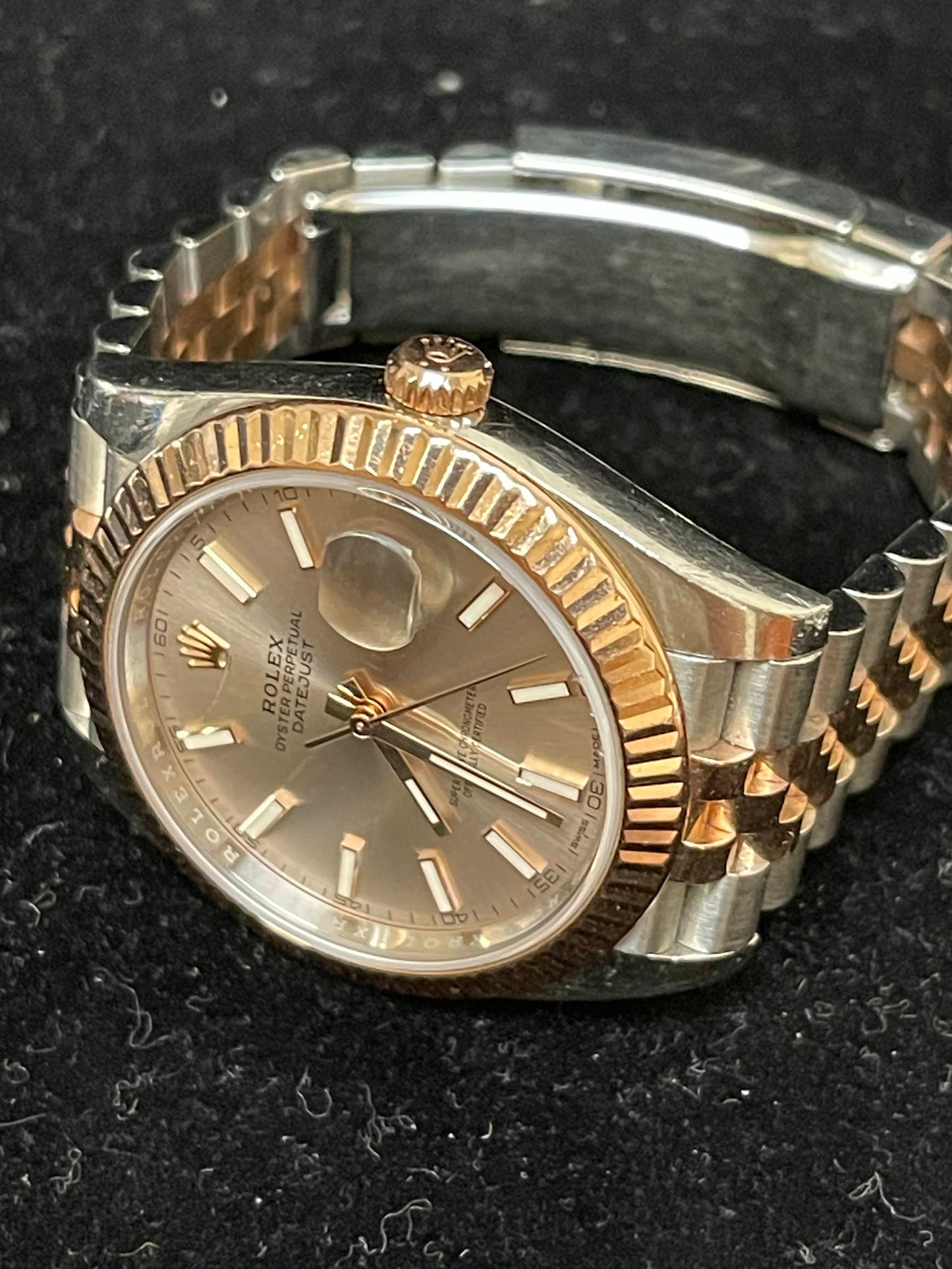 2018 Rolex Datejust 126331 Sundust Dial RG Jubilee No Papers 41mm