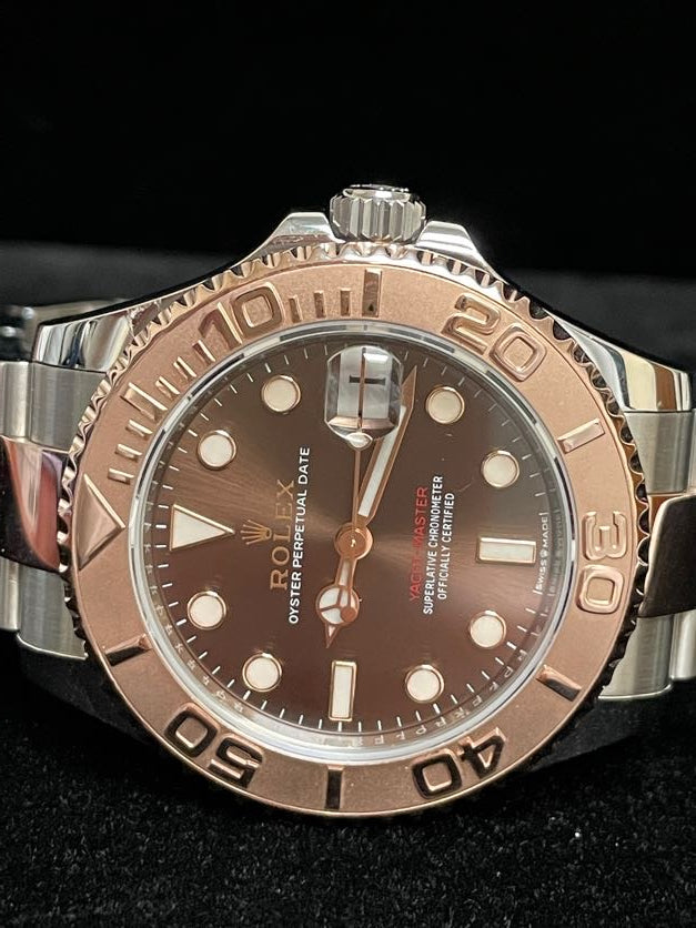 2022 Rolex Yacht-Master 268621 Chocolate Dial TT Rose Oyster No Papers 37mm