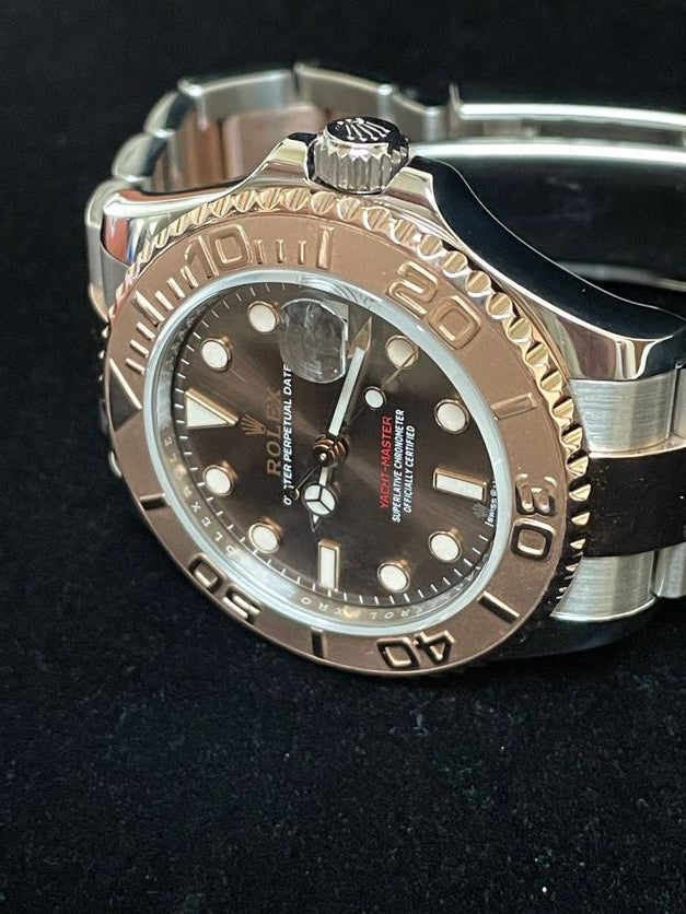 2022 Rolex Yacht-Master 268621 Chocolate Dial TT Rose Oyster No Papers 37mm