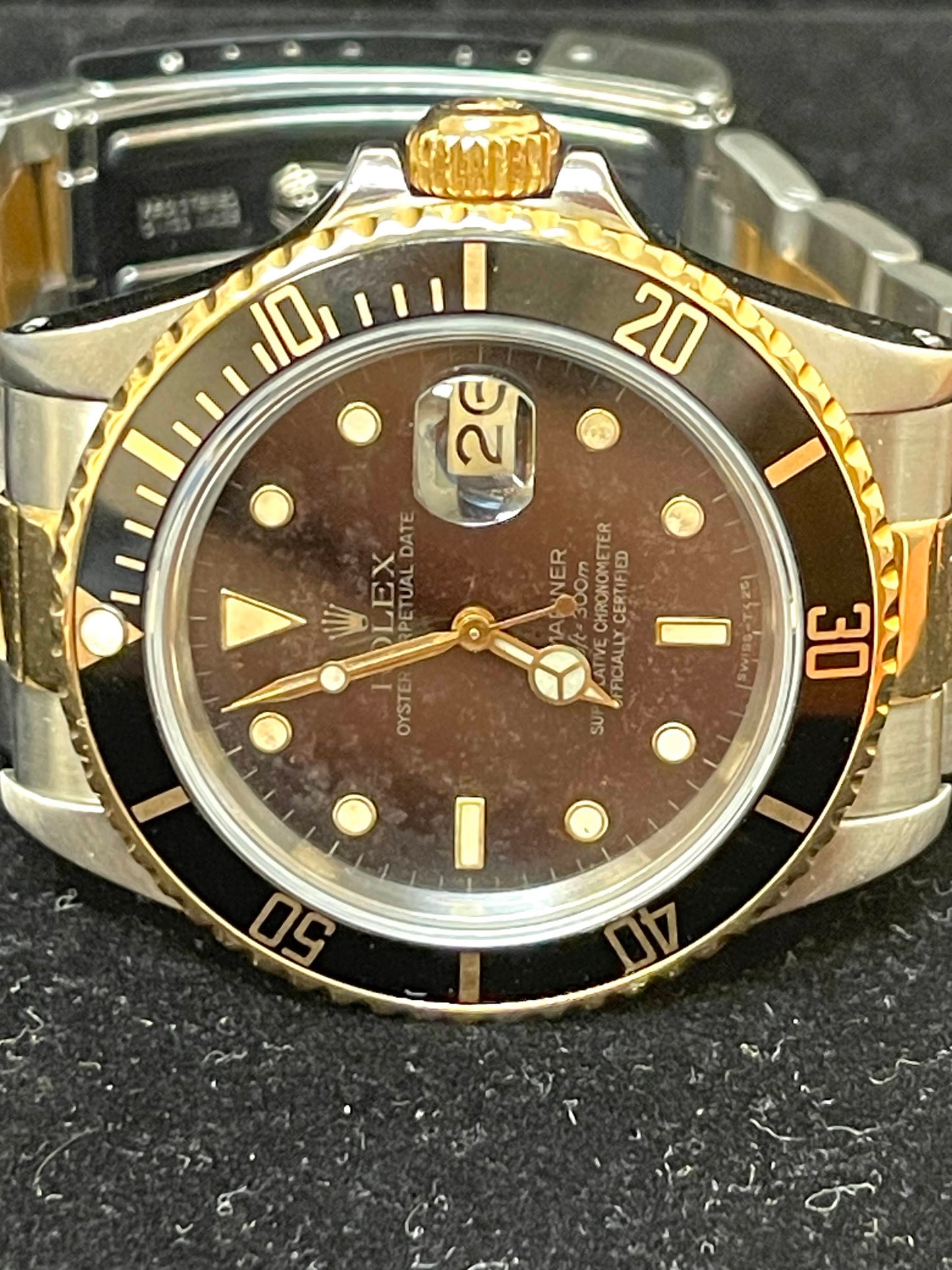 1986 Rolex Submariner 16803 Black Dial TT Oyster No Papers 40mm