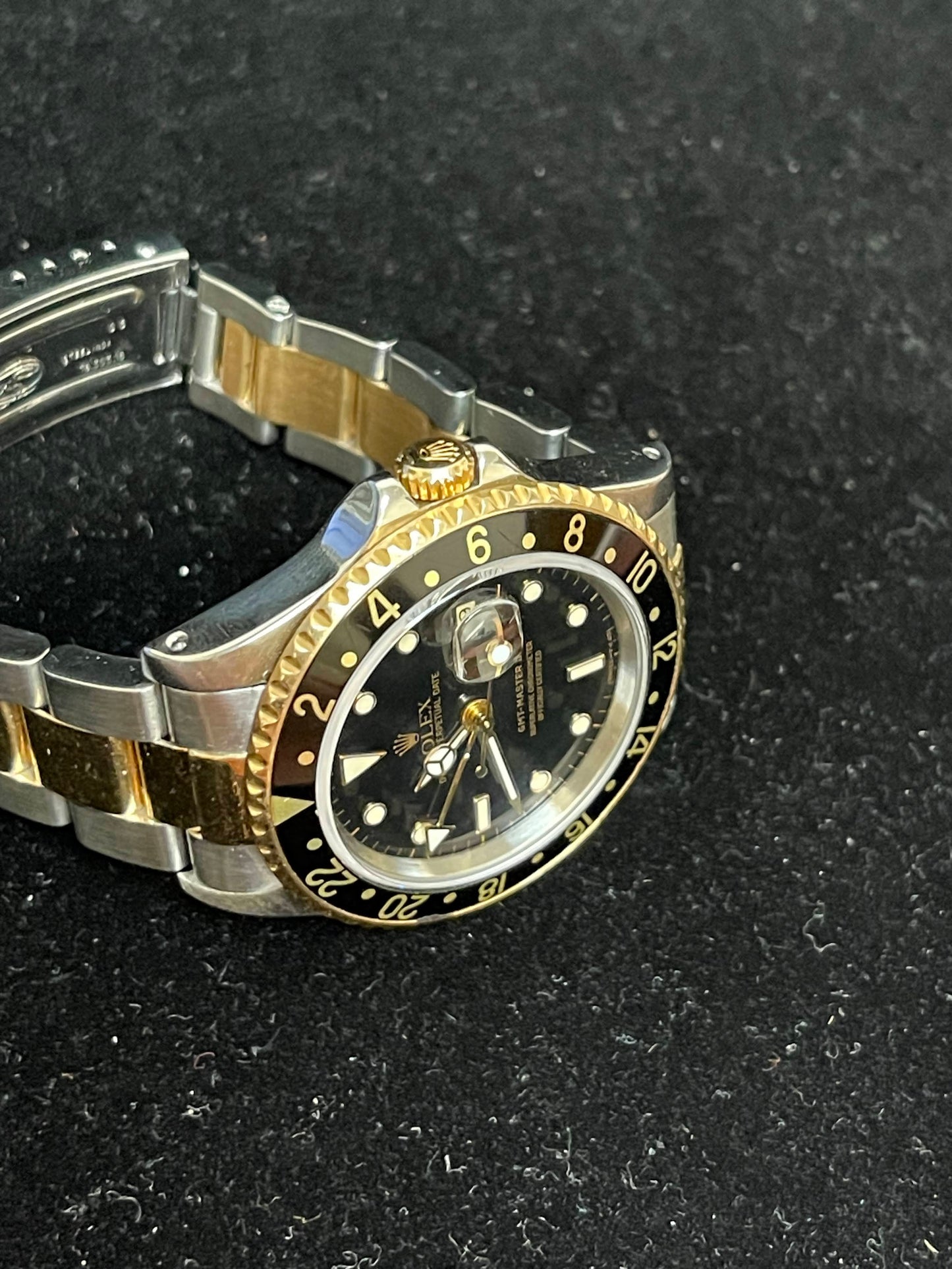 1991 Rolex GMT Master II 16713 Black Dial TT Oyster No Papers 40mm