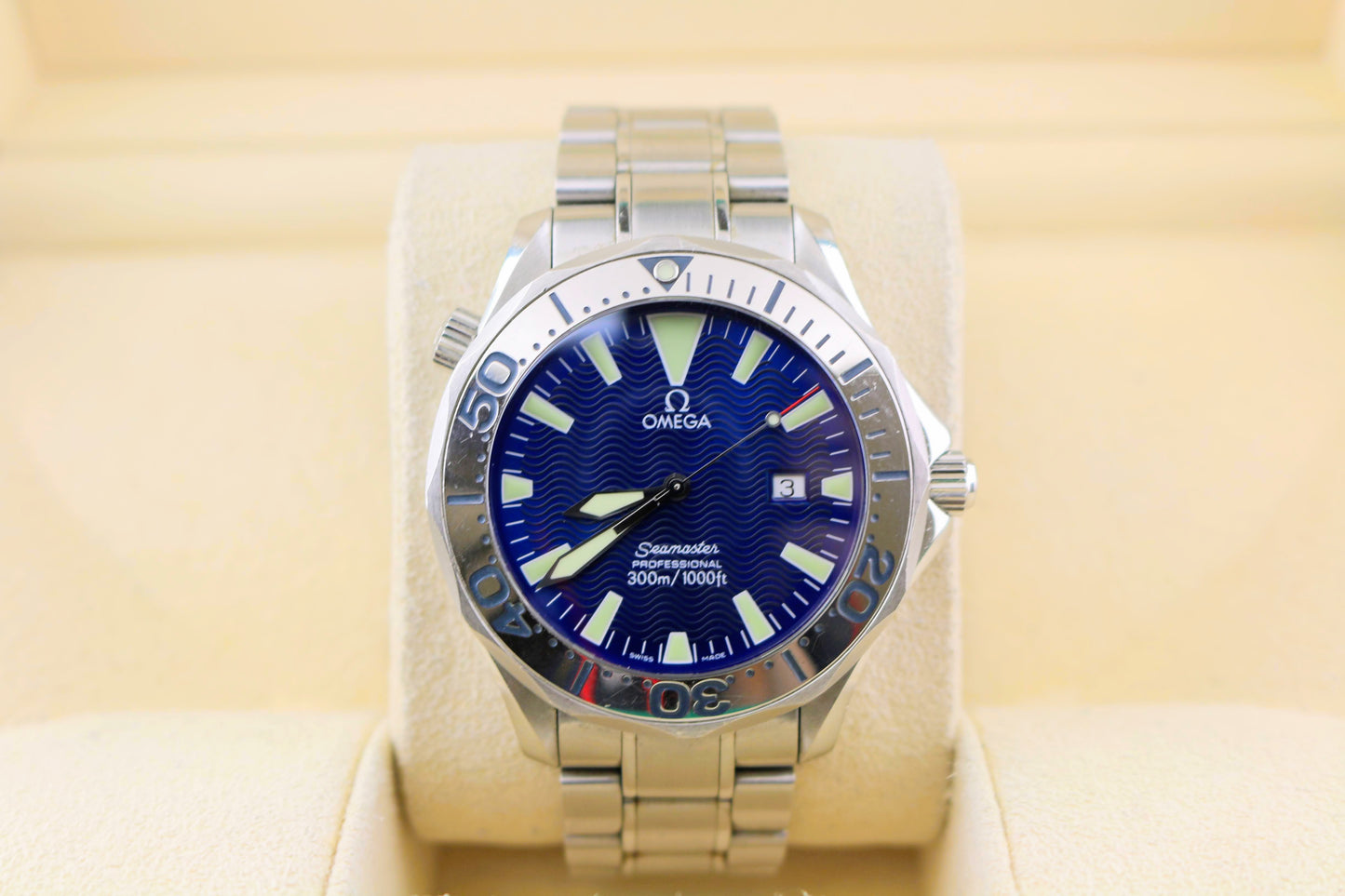 OMEGA Seamaster Professional 2265.80 Large Blue Dial Quartz SS No Papers 41mm