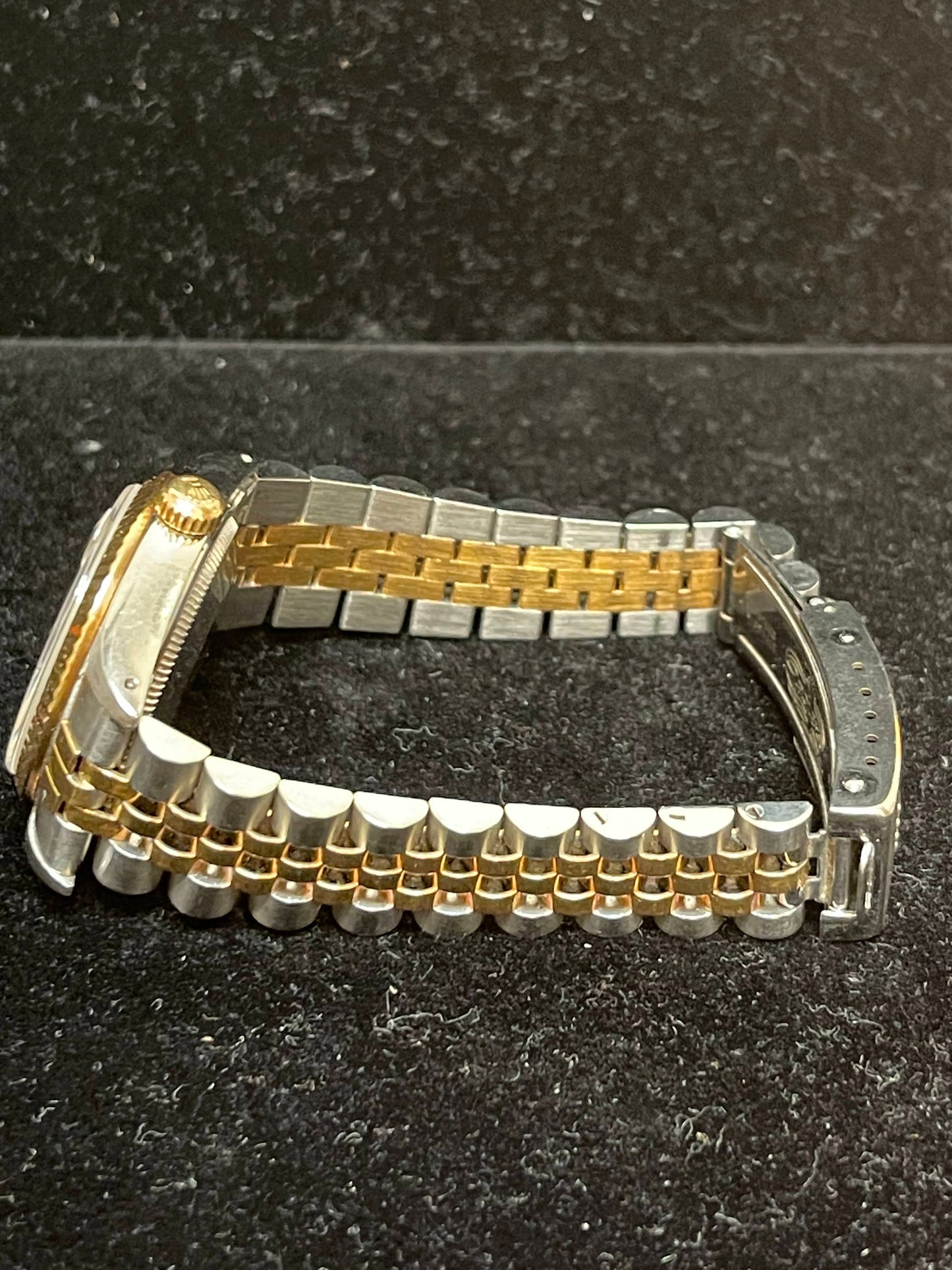 1989 Rolex Datejust Midsize 68273 Champagne Diamond Dial TT Jubilee 31mm