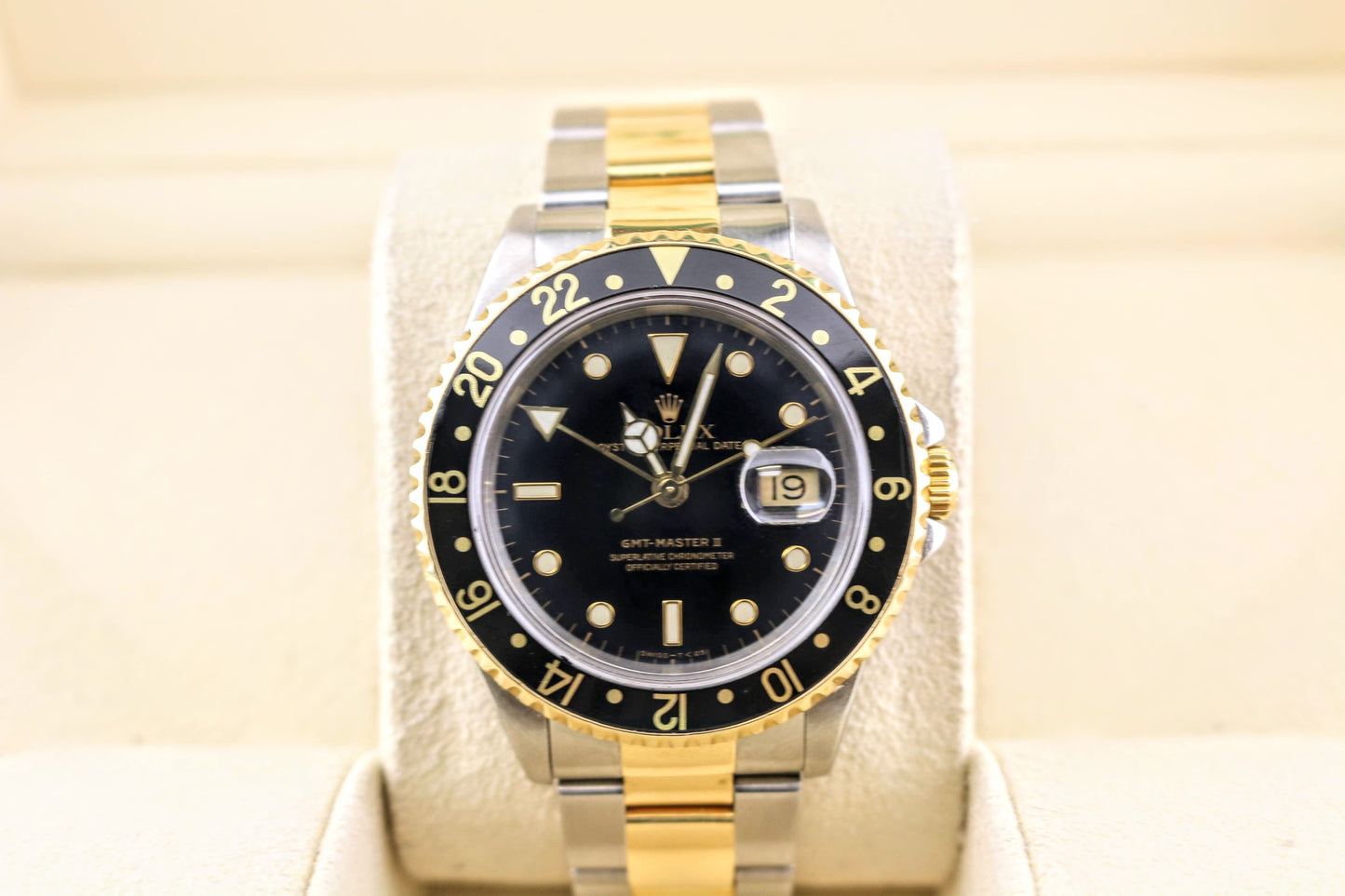 1991 Rolex GMT Master II 16713 Black Dial TT Oyster No Papers 40mm