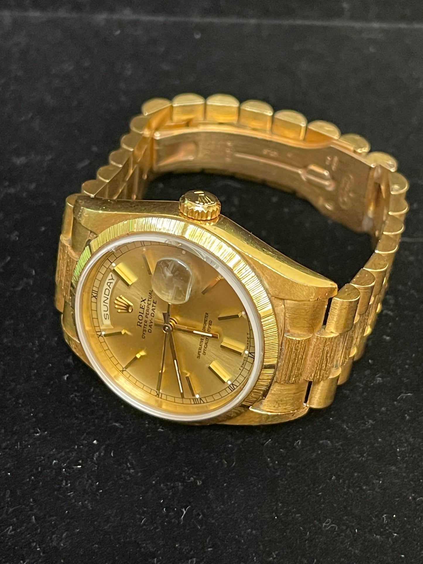 1991 Rolex Day-Date 18248 Champagne Dial 18kt President Double Quick 36mm