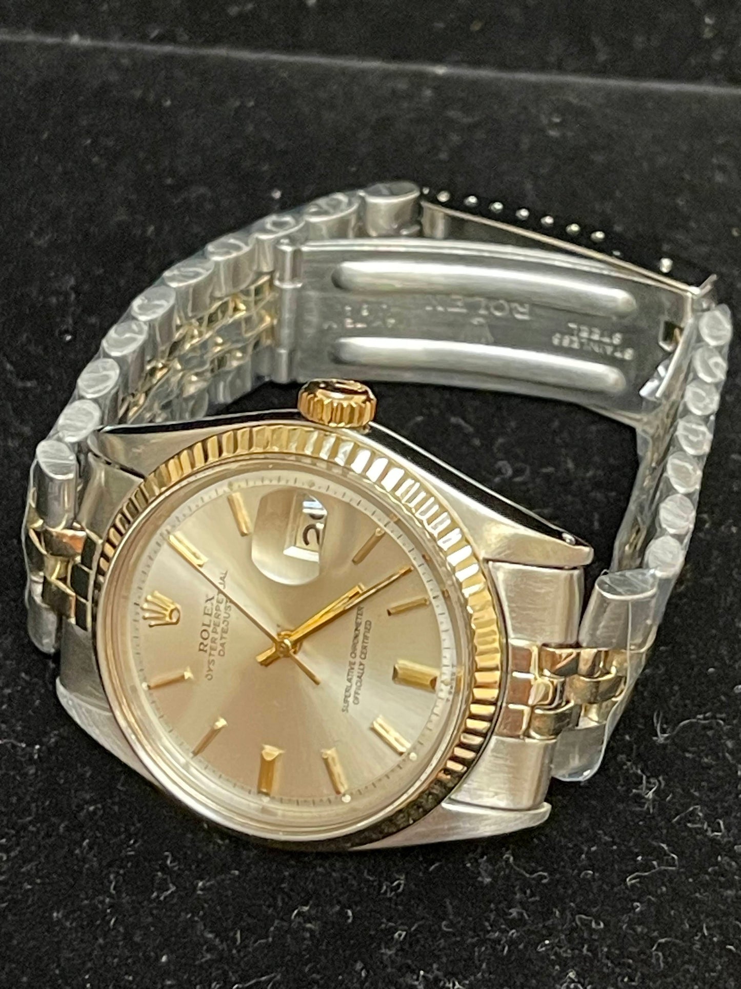 1972 Rolex Datejust 1601 Silver Dial TT Jubilee No Papers 36mm