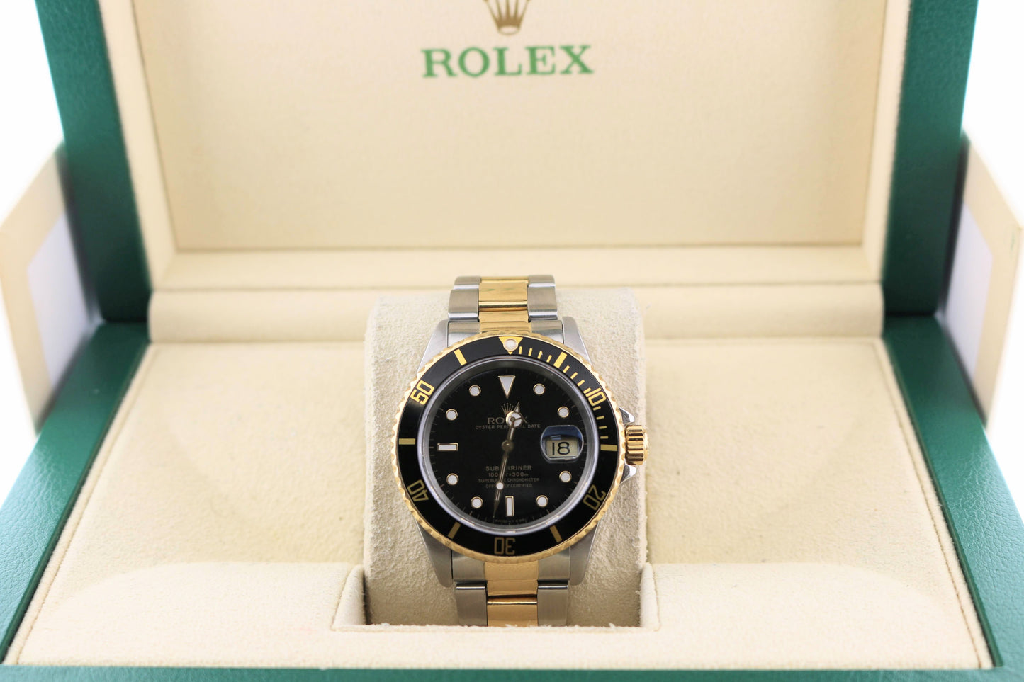 1990 Rolex Submariner 16613 Black Dial TT Oyster No Papers 40mm