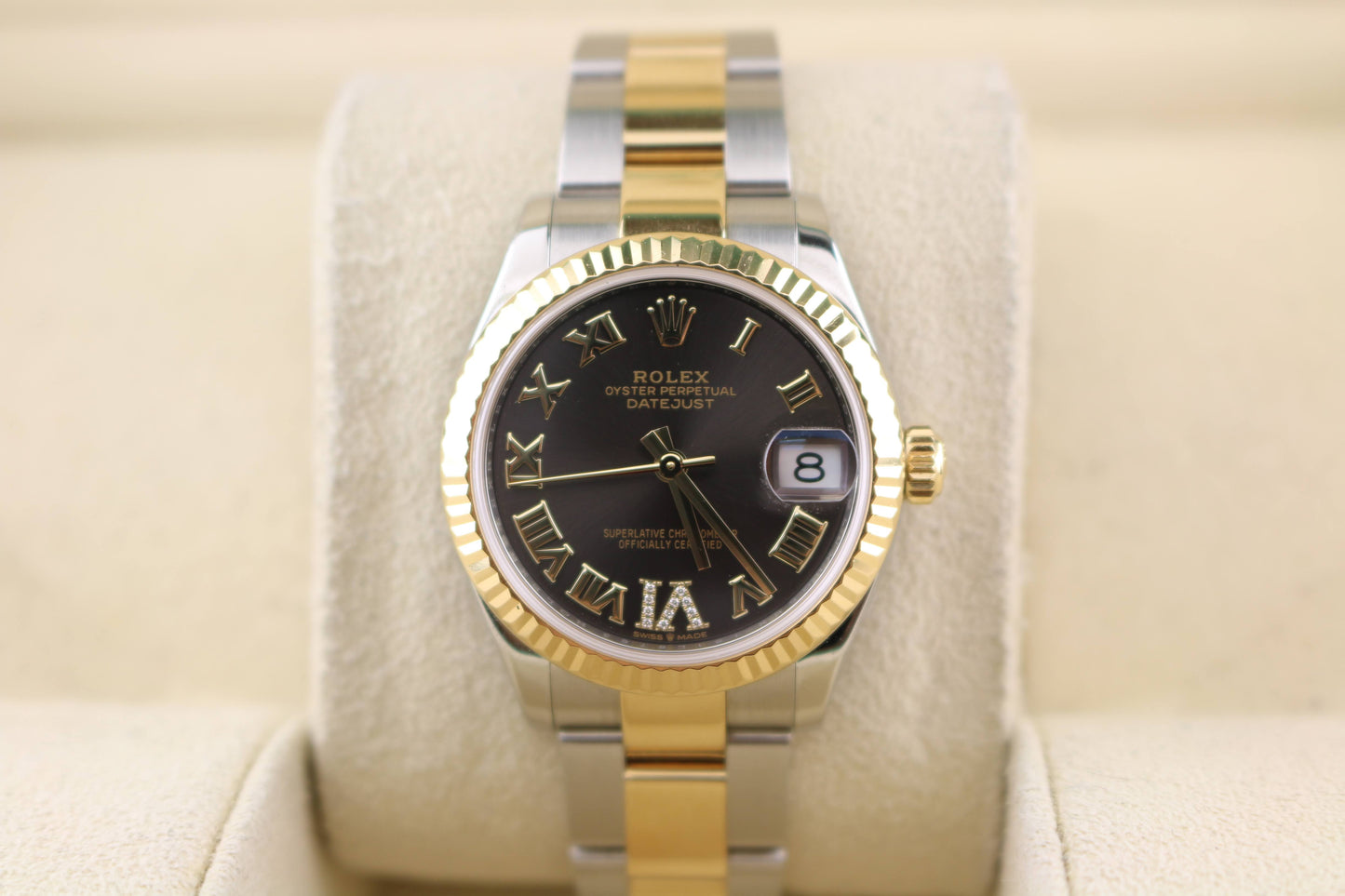 2022 Rolex Datejust 278273 Grey Diamond 6 VI Dial TT Oyster No Papers 31mm