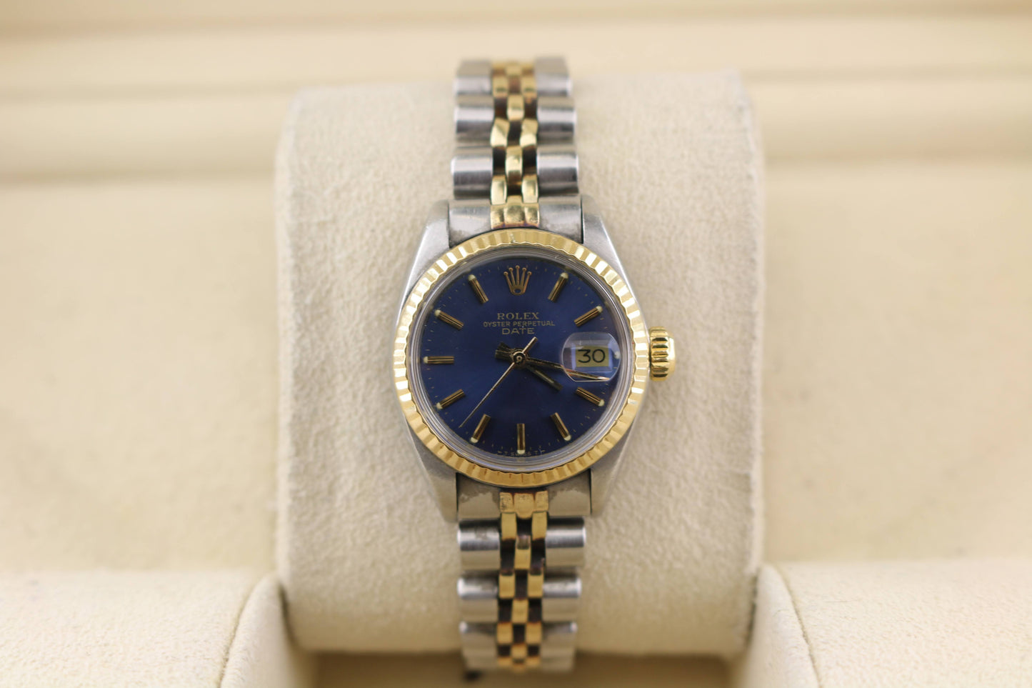 1979 Rolex Datejust 6917 Date Blue Stick Dial TT Jubilee No Papers 26mm