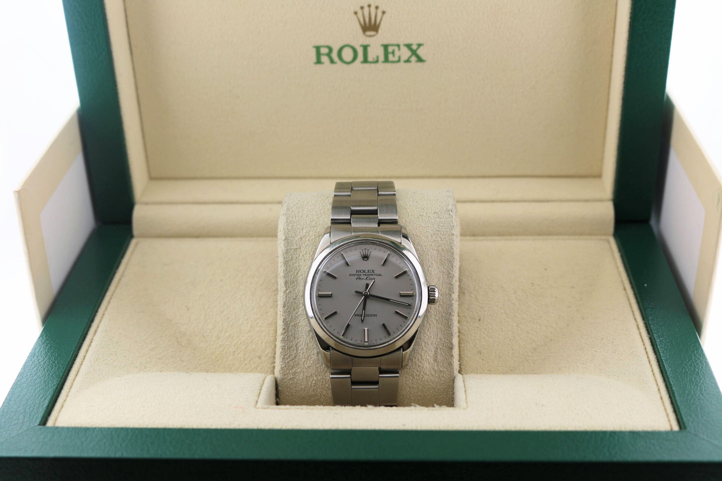 1988 Rolex Air-King 5500 Silver Dial Oyster Bracelet No Papers 34mm