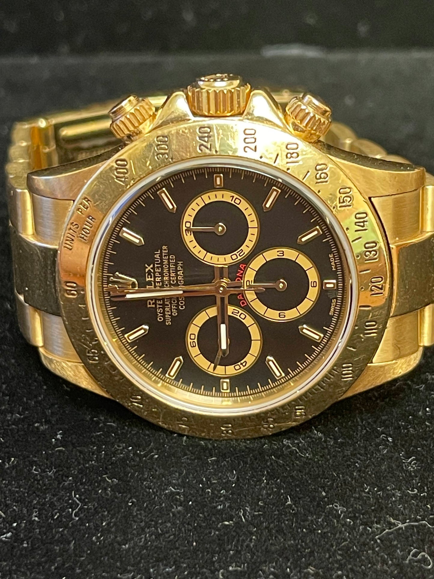 1990 Rolex Daytona 16528 Black Dial 18kt Oyster 2023 Rsc Papers 40mm
