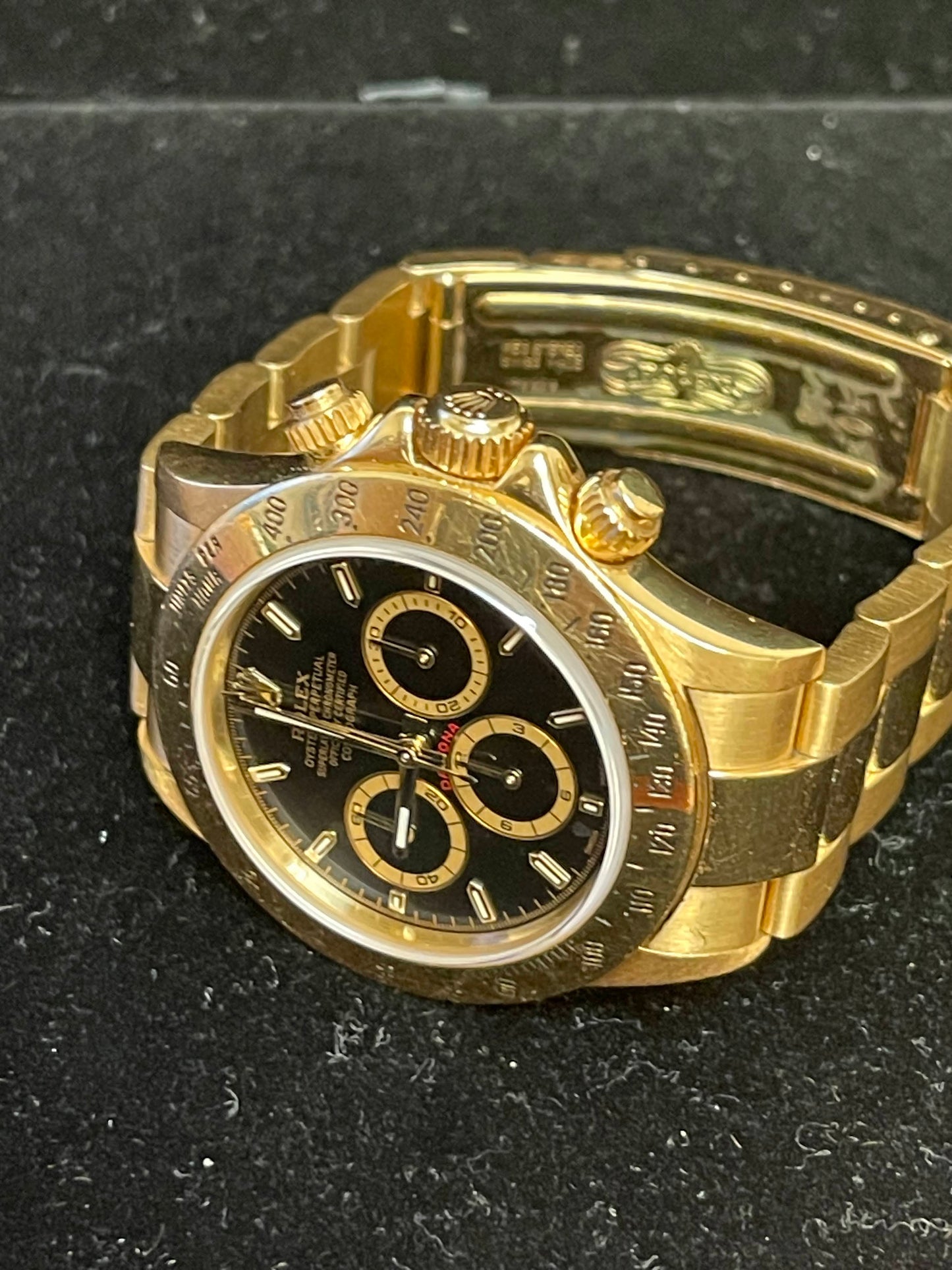 1990 Rolex Daytona 16528 Black Dial 18kt Oyster 2023 Rsc Papers 40mm