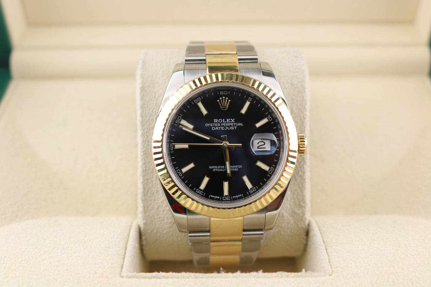 2018 Rolex Datejust 126333 Black Dial TT Oyster No Papers 41mm