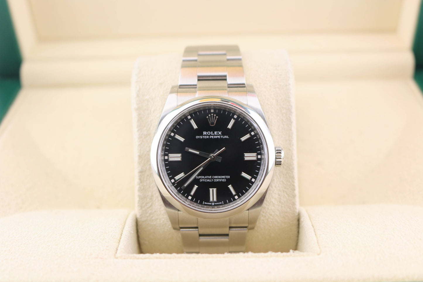 2021 Rolex Oyster Perpetual 126000 Black Dial SS Oyster No Papers 36mm