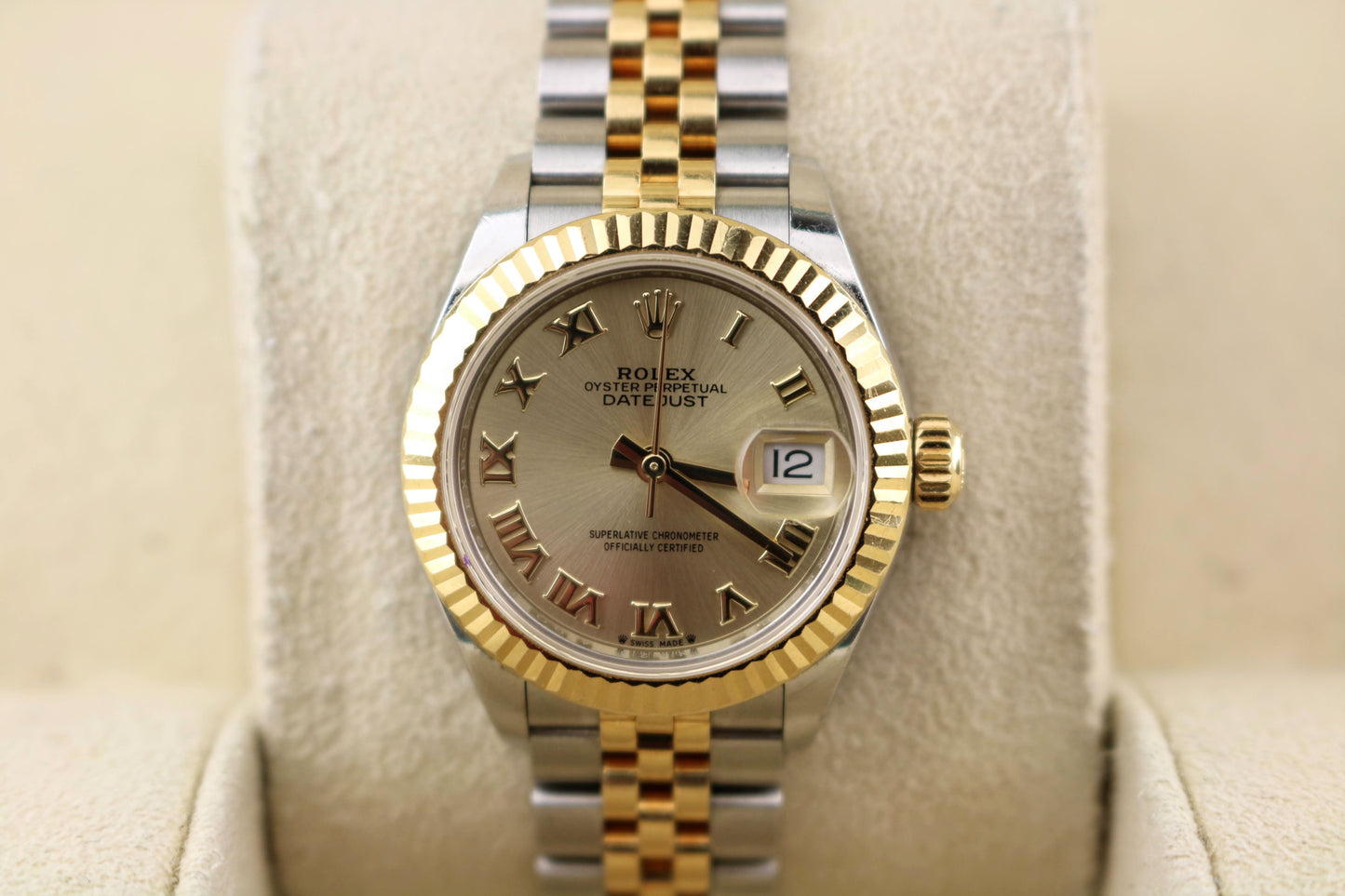 2022 Rolex Ladies Datejust 279173 Champagne Roman Dial TT Jubilee No Papers 28mm