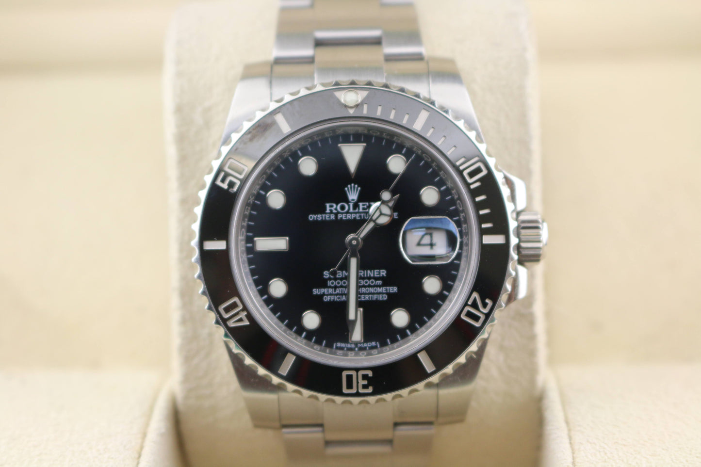 2018 Rolex Submariner 116610 Black Dial SS Oyster No Papers 40mm