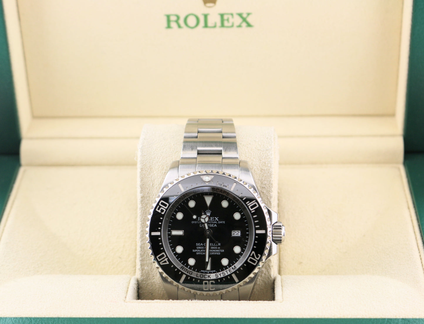 2010 Rolex Sea-Dweller Deepsea 116660 Black Dial SS Oyster No Papers 44mm