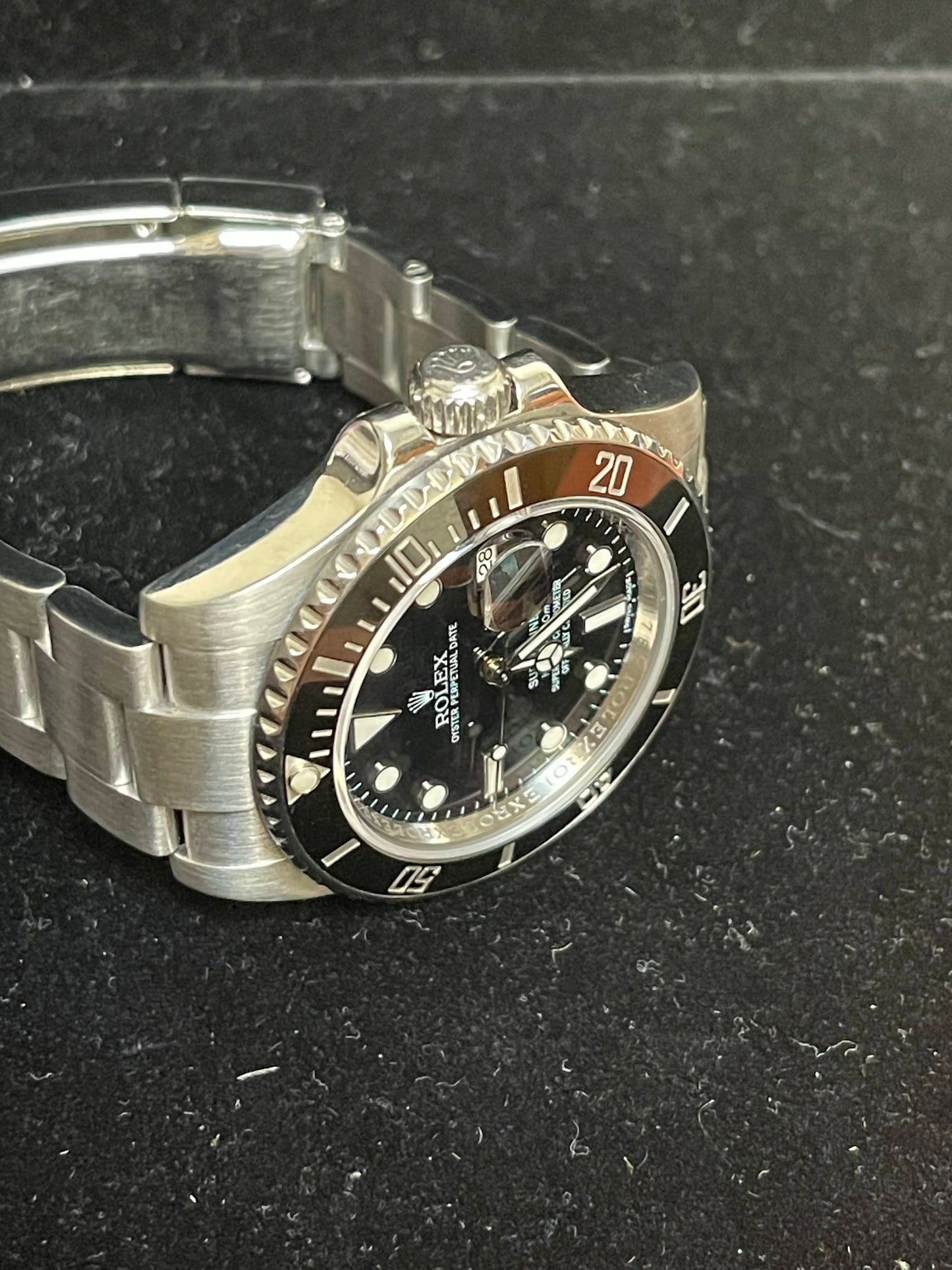 2015 Rolex Submariner 116610 Ceramic Black Dial SS Oyster No Papers 40mm