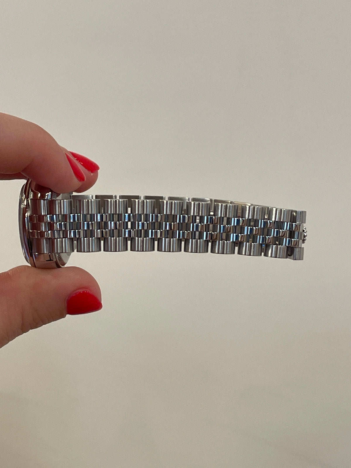 2007 Rolex Ladies Datejust 179160 Blue Roman Dial SS Jubilee No Papers 26mm
