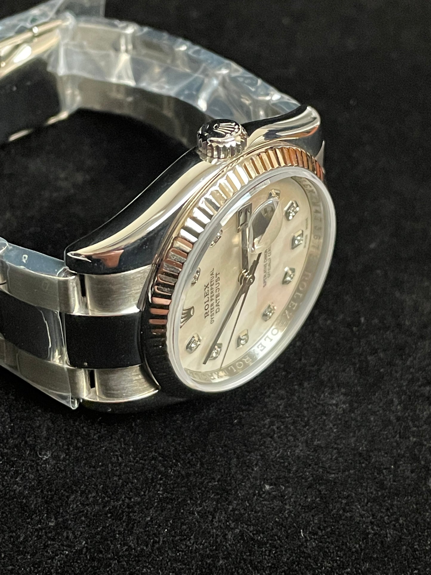 2008 Rolex Datejust 116234 MOP Diamond Dial SS Oyster No Papers 36mm