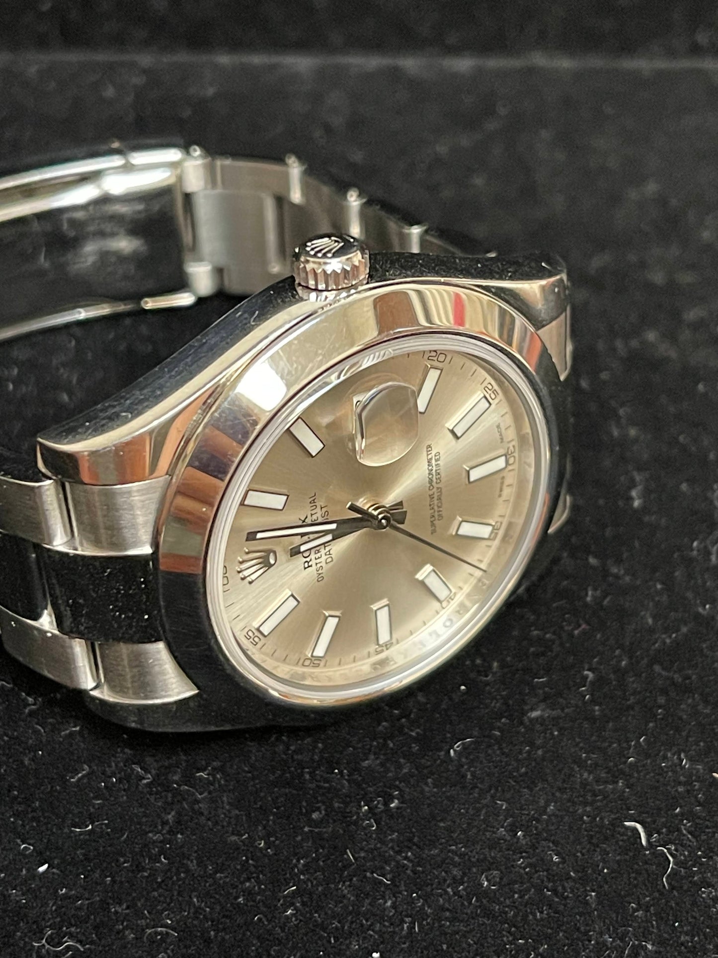 2018 Rolex Datejust 116300 Silver Dial SS Oyster With Papers 41mm
