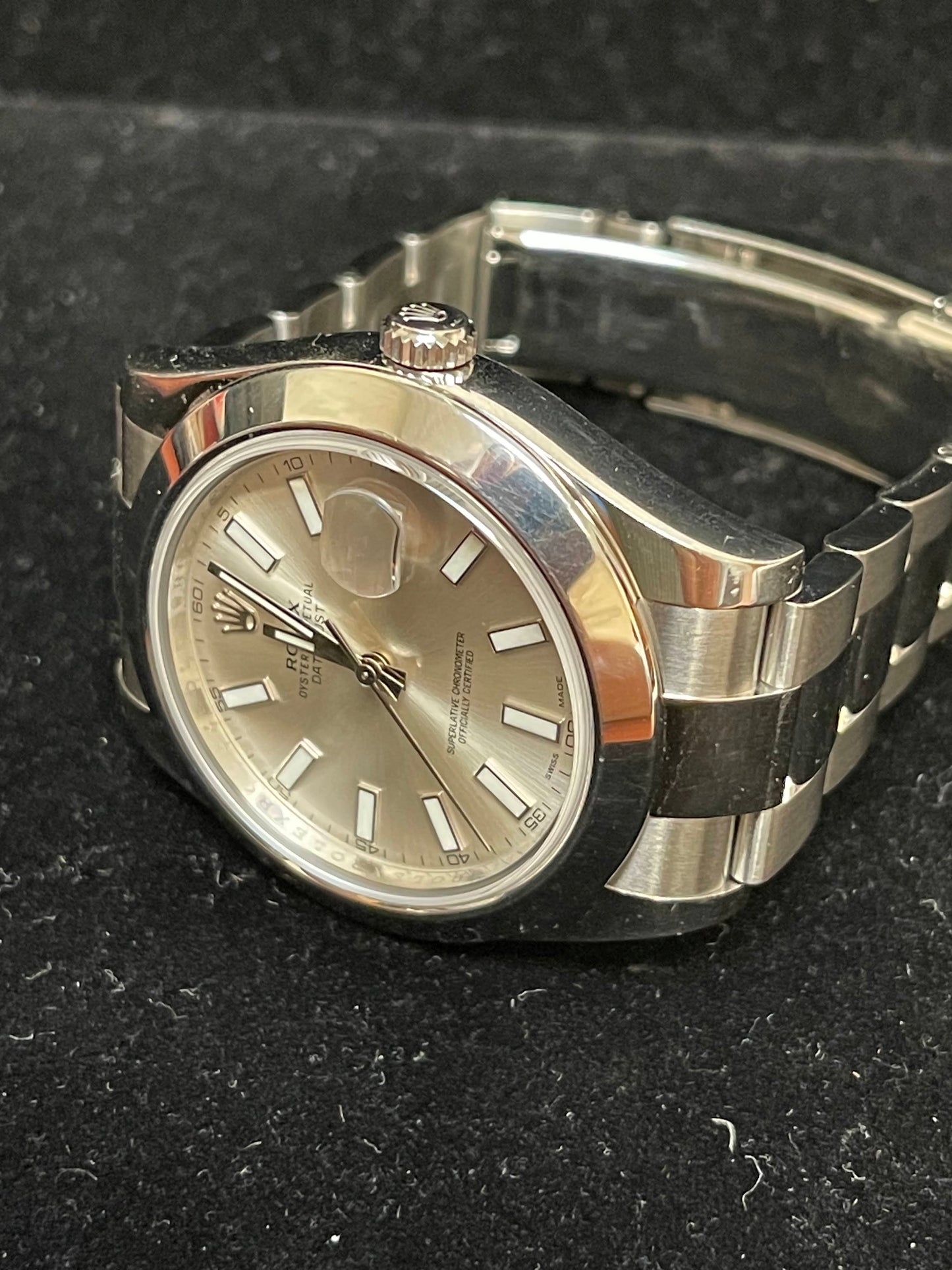 2018 Rolex Datejust 116300 Silver Dial SS Oyster With Papers 41mm