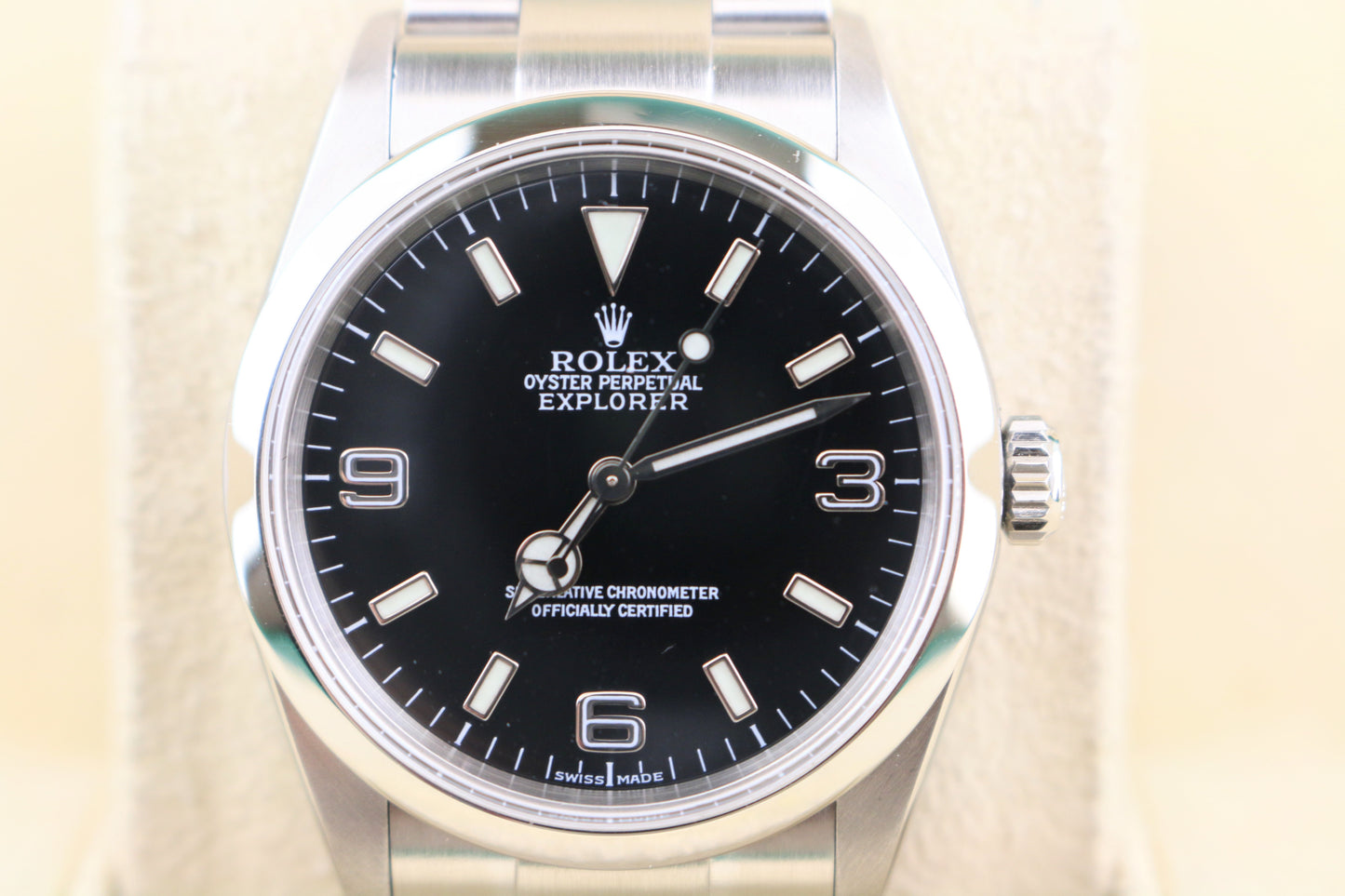 2004 Rolex Explorer 114270 Black Dial SS Oyster No Papers 36mm