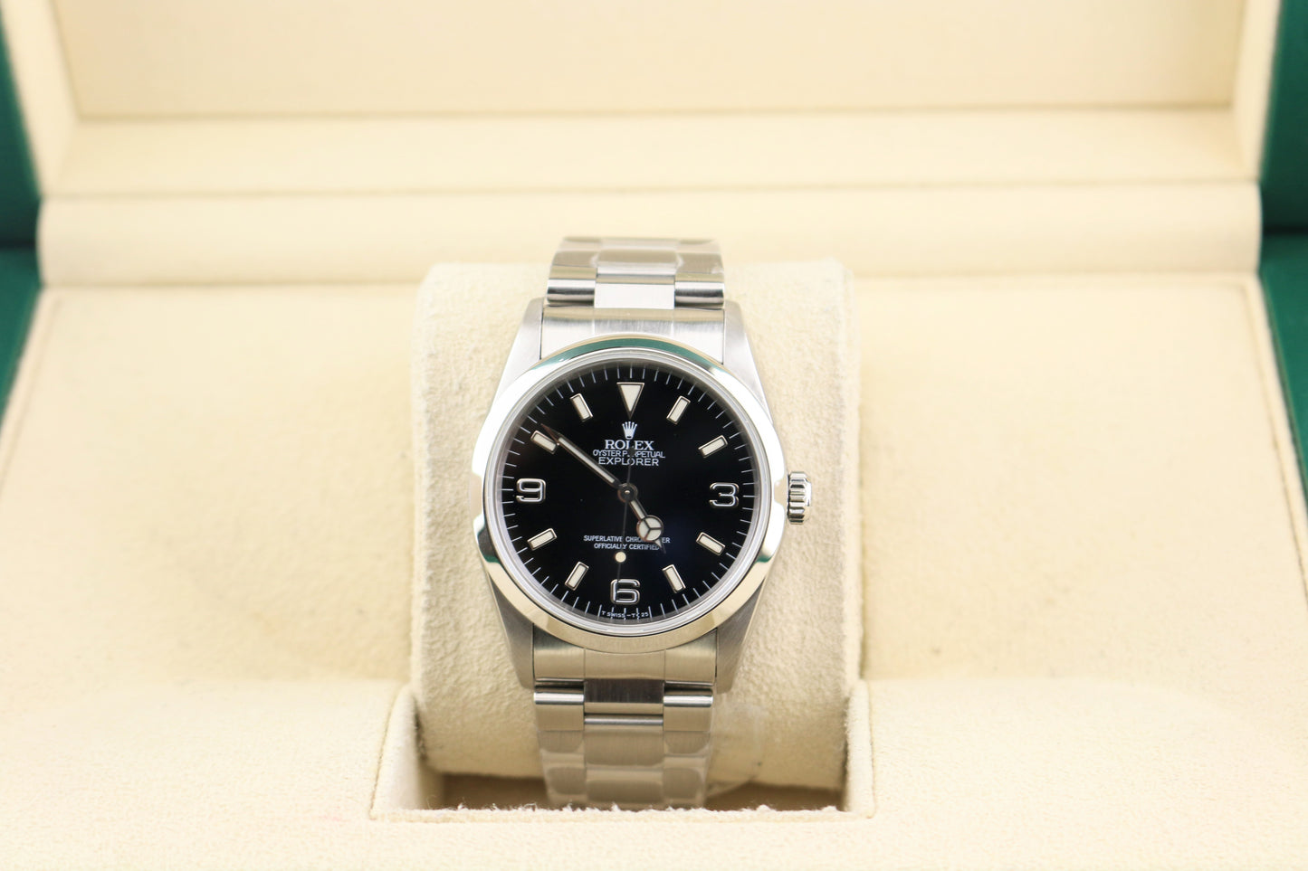 1997 Rolex Explorer 14270 Black Dial SS Oyster No Papers 36mm