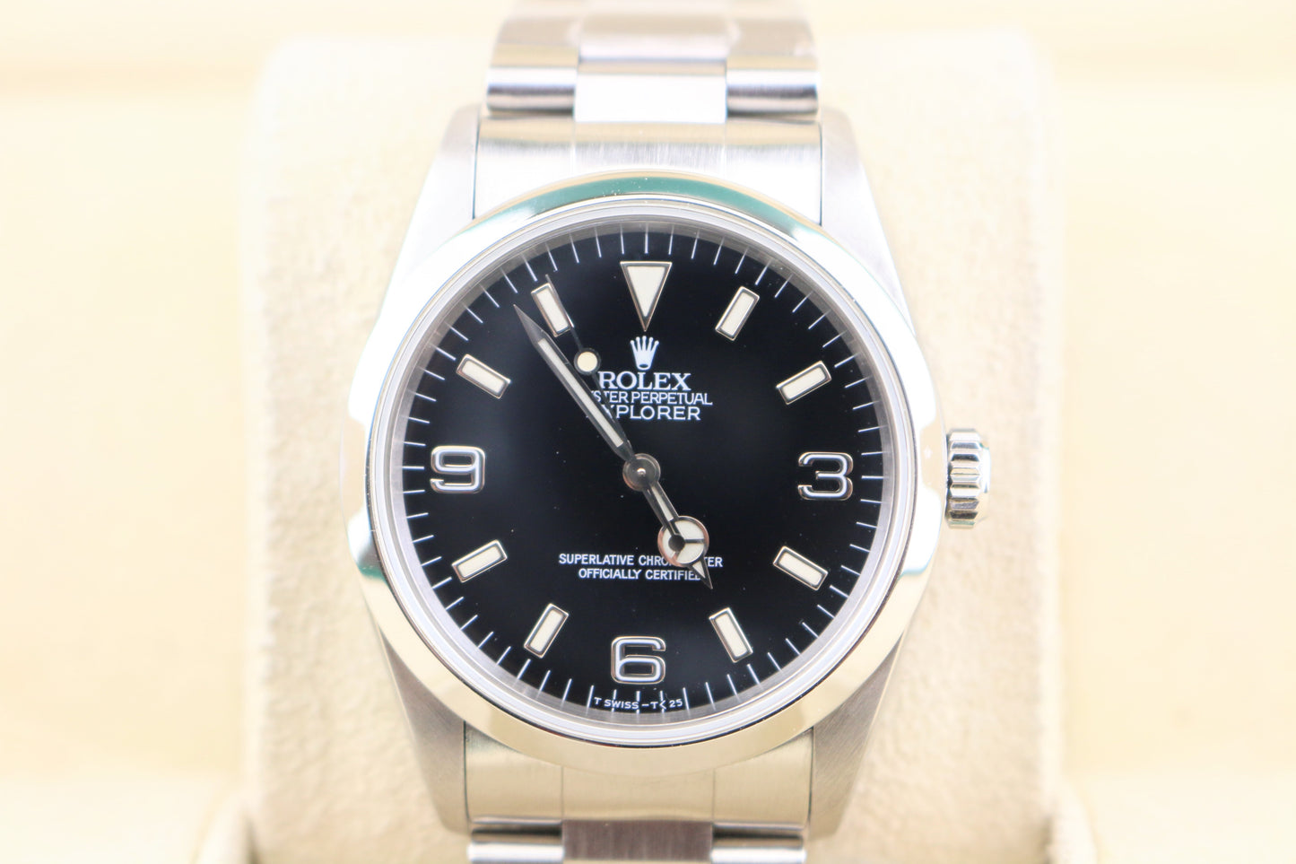 1997 Rolex Explorer 14270 Black Dial SS Oyster No Papers 36mm