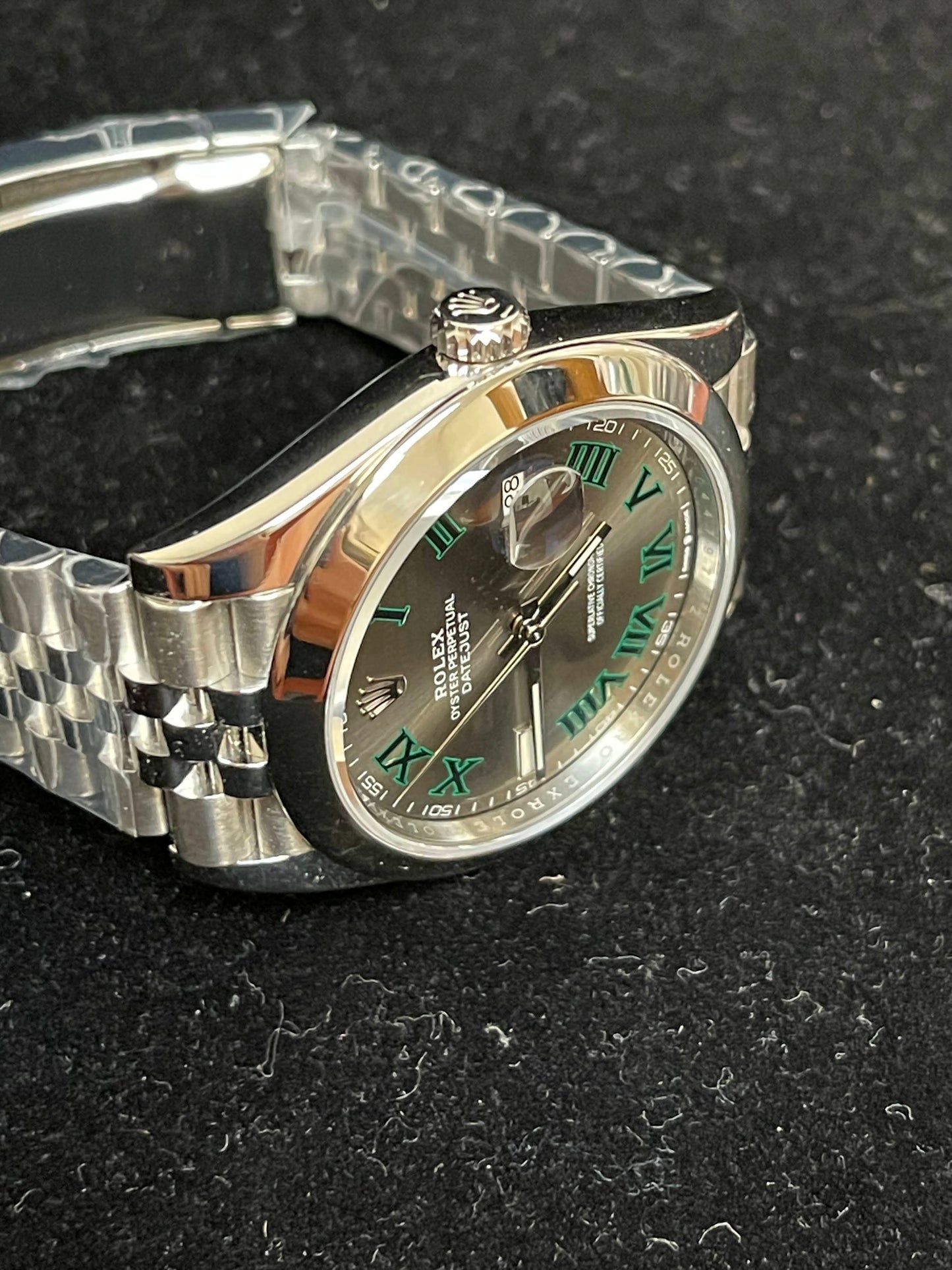 2020 Rolex Datejust 126300 Wimbledon Dial SS Jubilee With Papers 41mm
