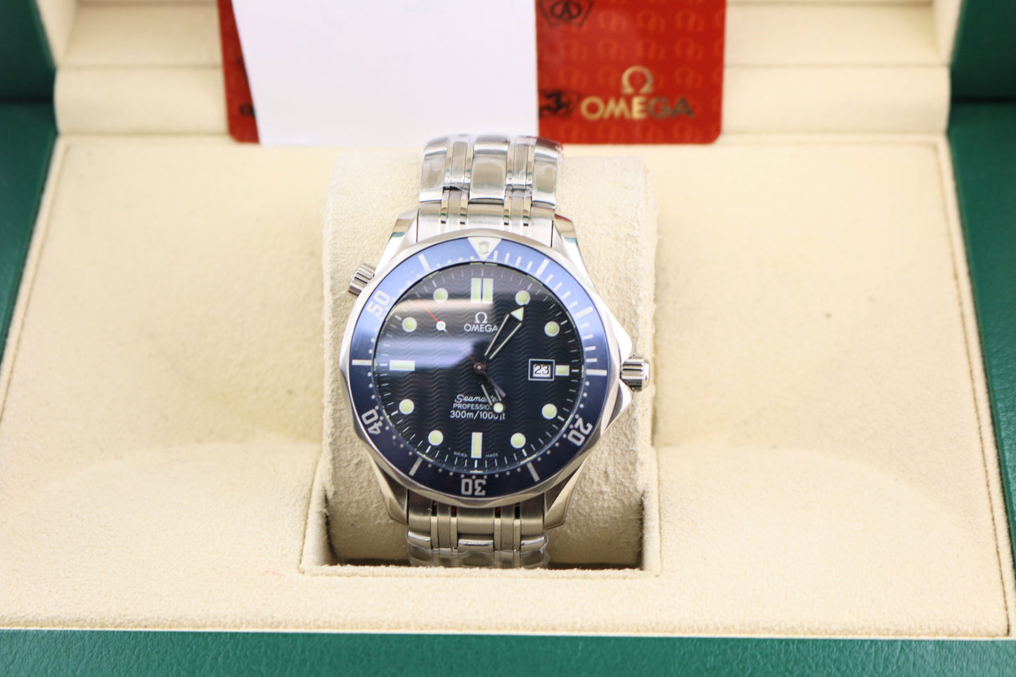 Omega Seamaster Professional 2541.80 Blue Dial SS Oyster With Pictogram 41mm