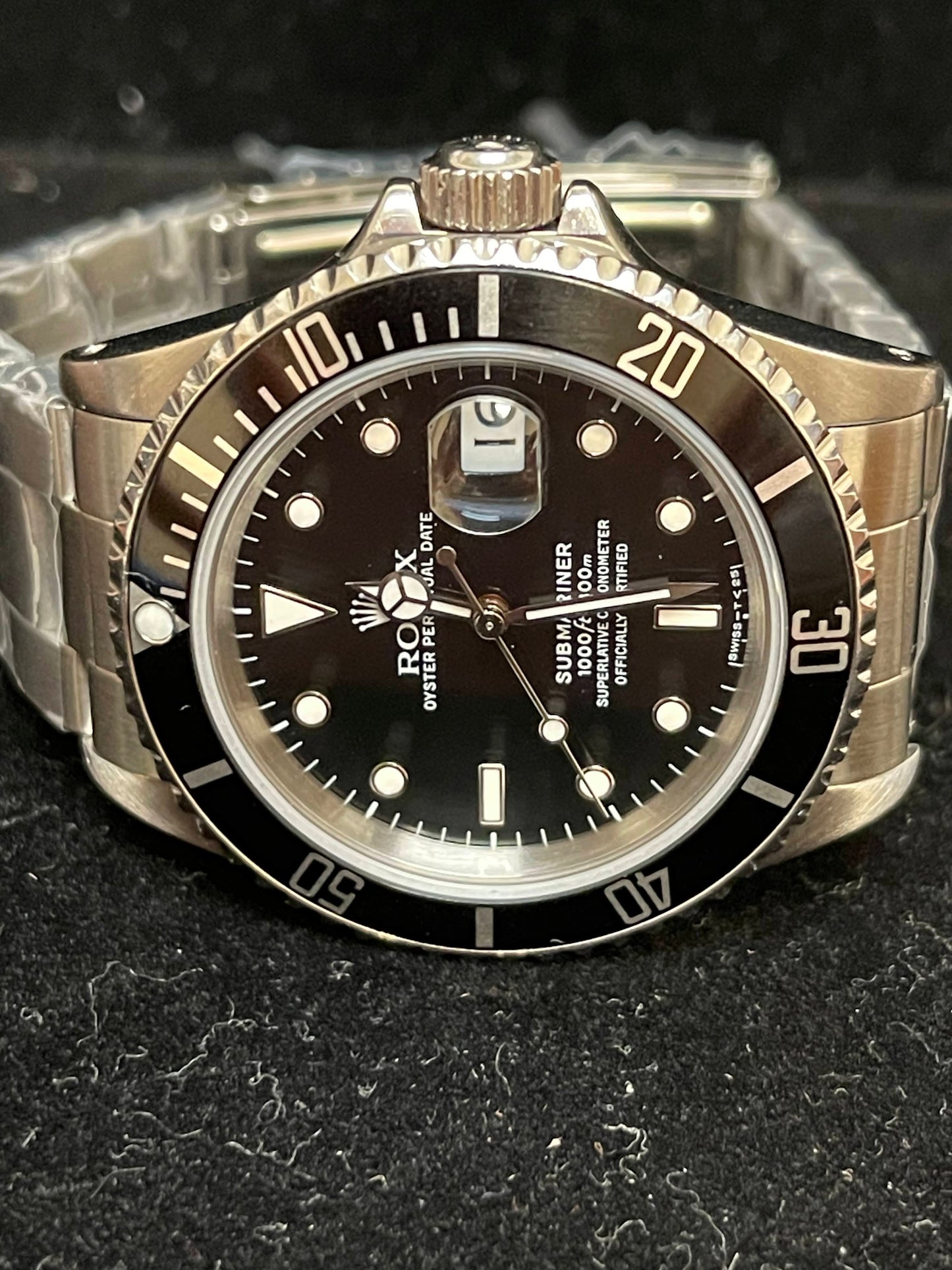 1991 Rolex Submariner 16610 Black Dial SS Oyster With Papers 40mm