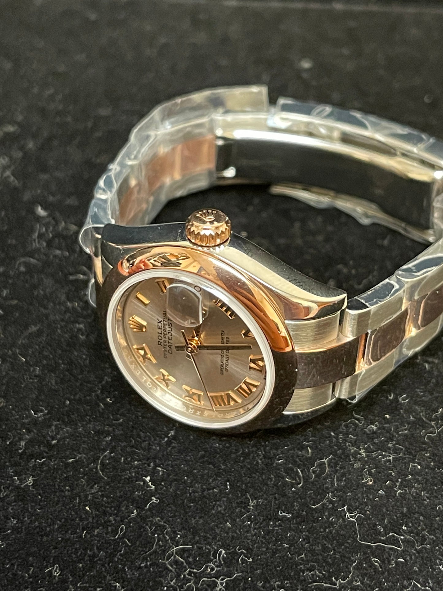 2022 Rolex Ladies Datejust 279161 Silver Roman Dial RG Oyster No Papers 28mm