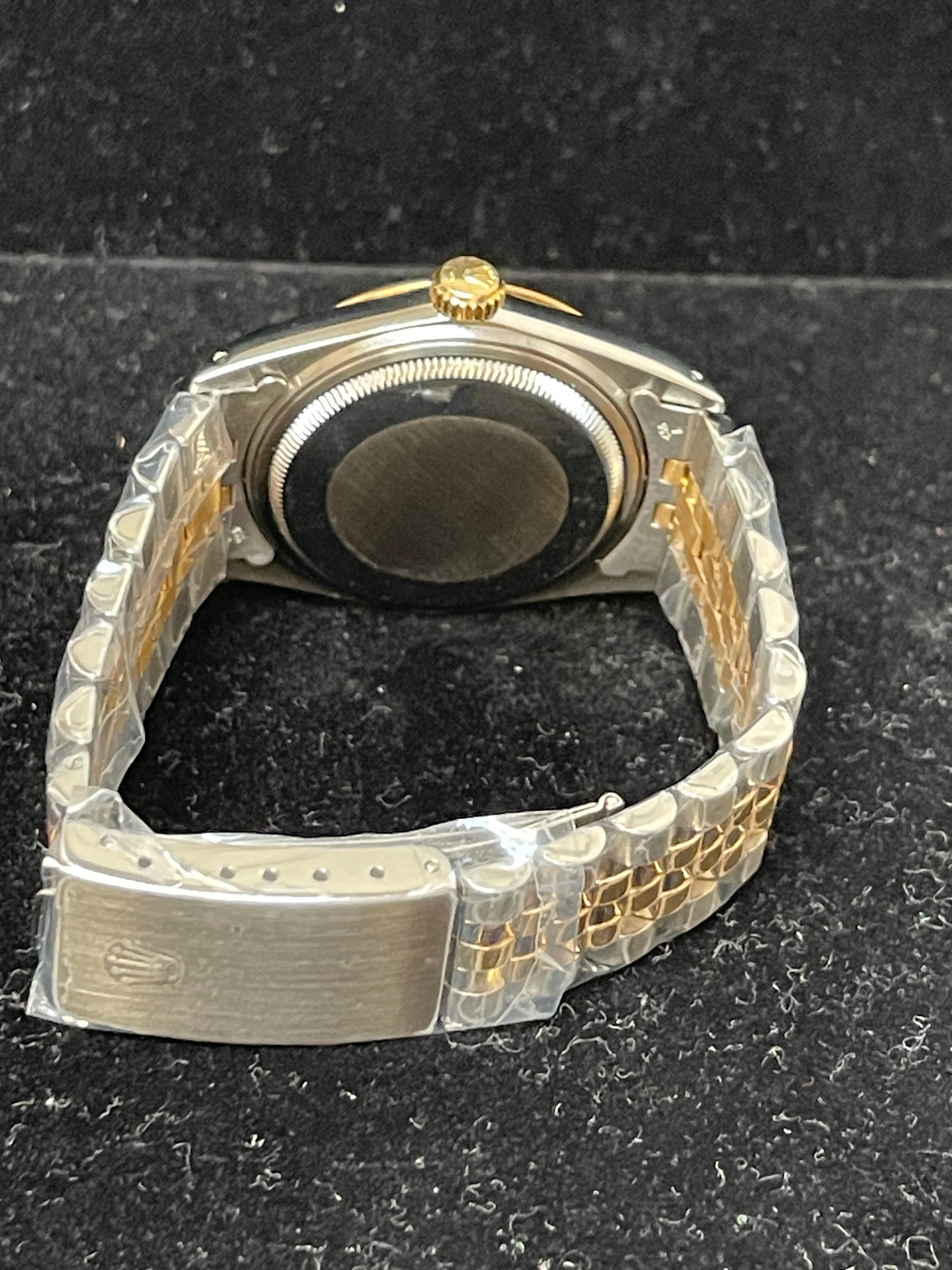 Rolex Datejust 16013 Black Boiler Gauge Dial TT Jubilee With Open Papers 36mm