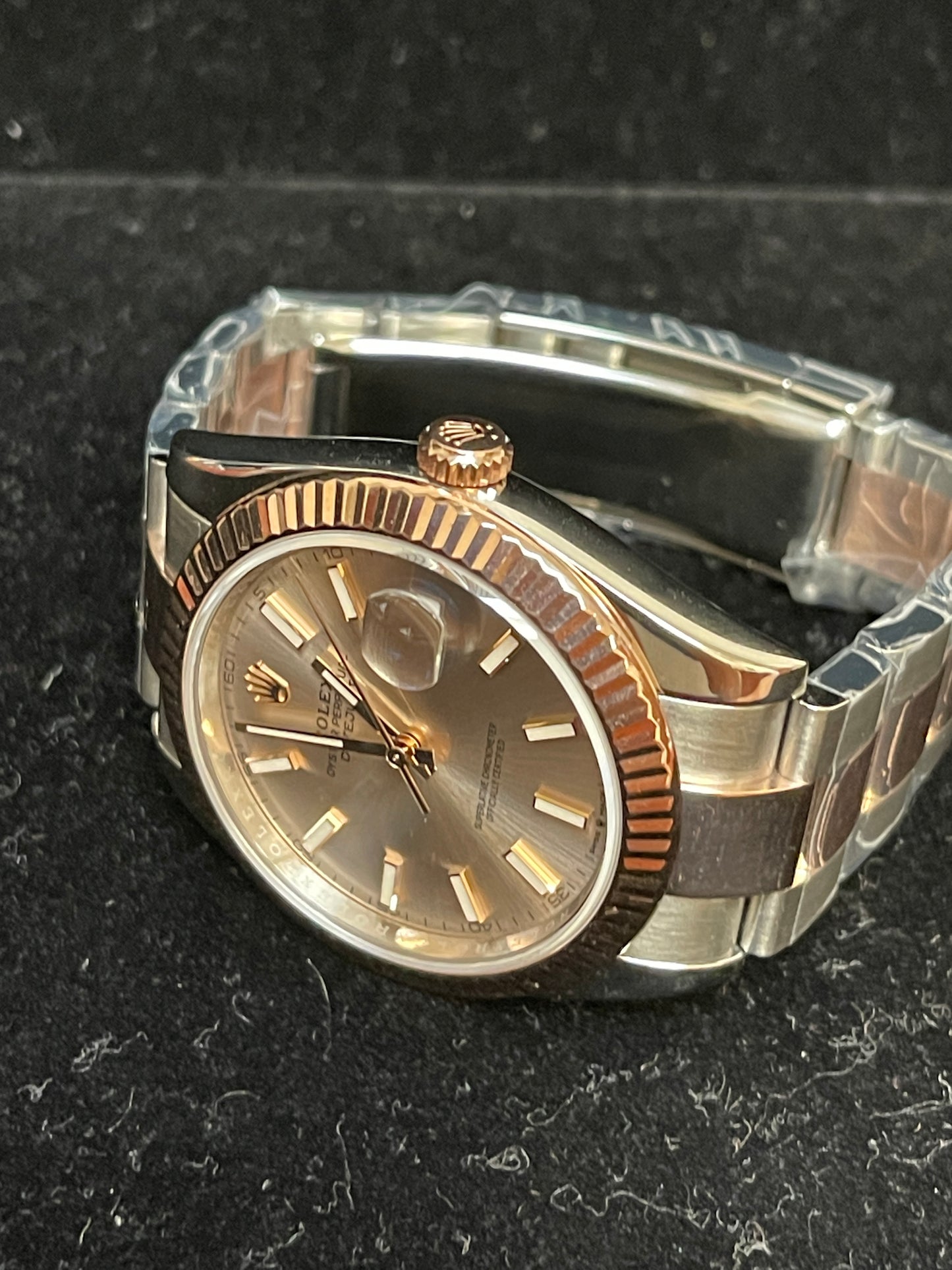 2022 Rolex DateJust 126331 Sundust Dial TT RG Oyster No Papers 41mm