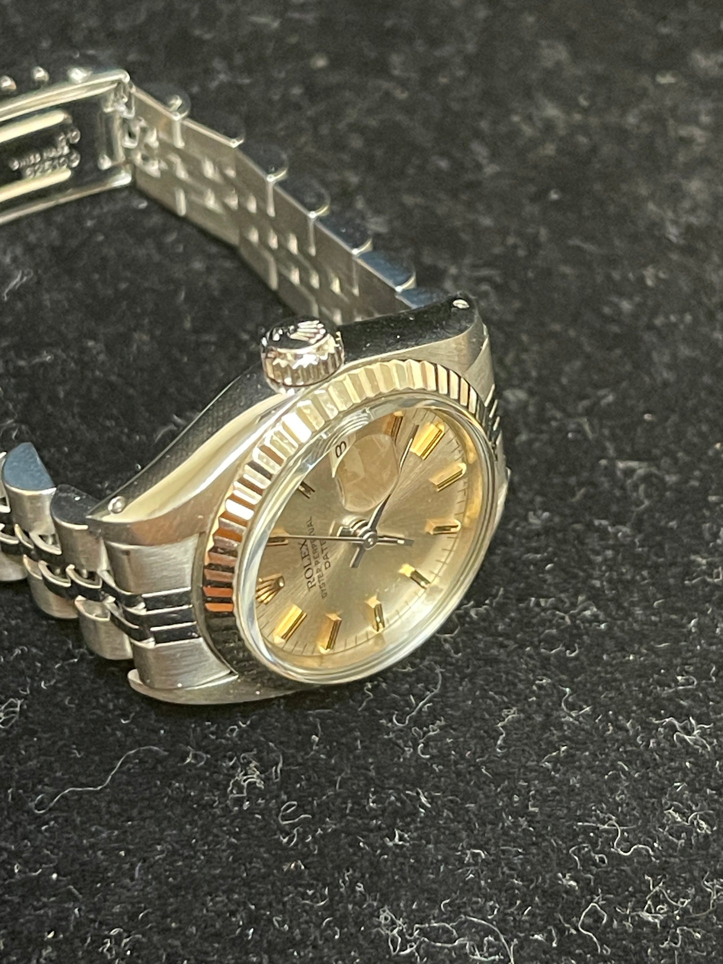 1982 Rolex Ladies Date 6917 Silver Dial SS Jubilee No Papers 26mm
