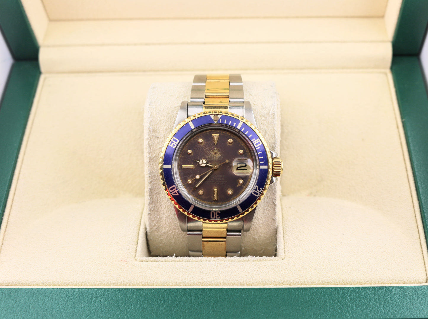 1978 Rolex Vintage Submariner 1680 Blue Purple Nipple Dial TT Oyster 40mm