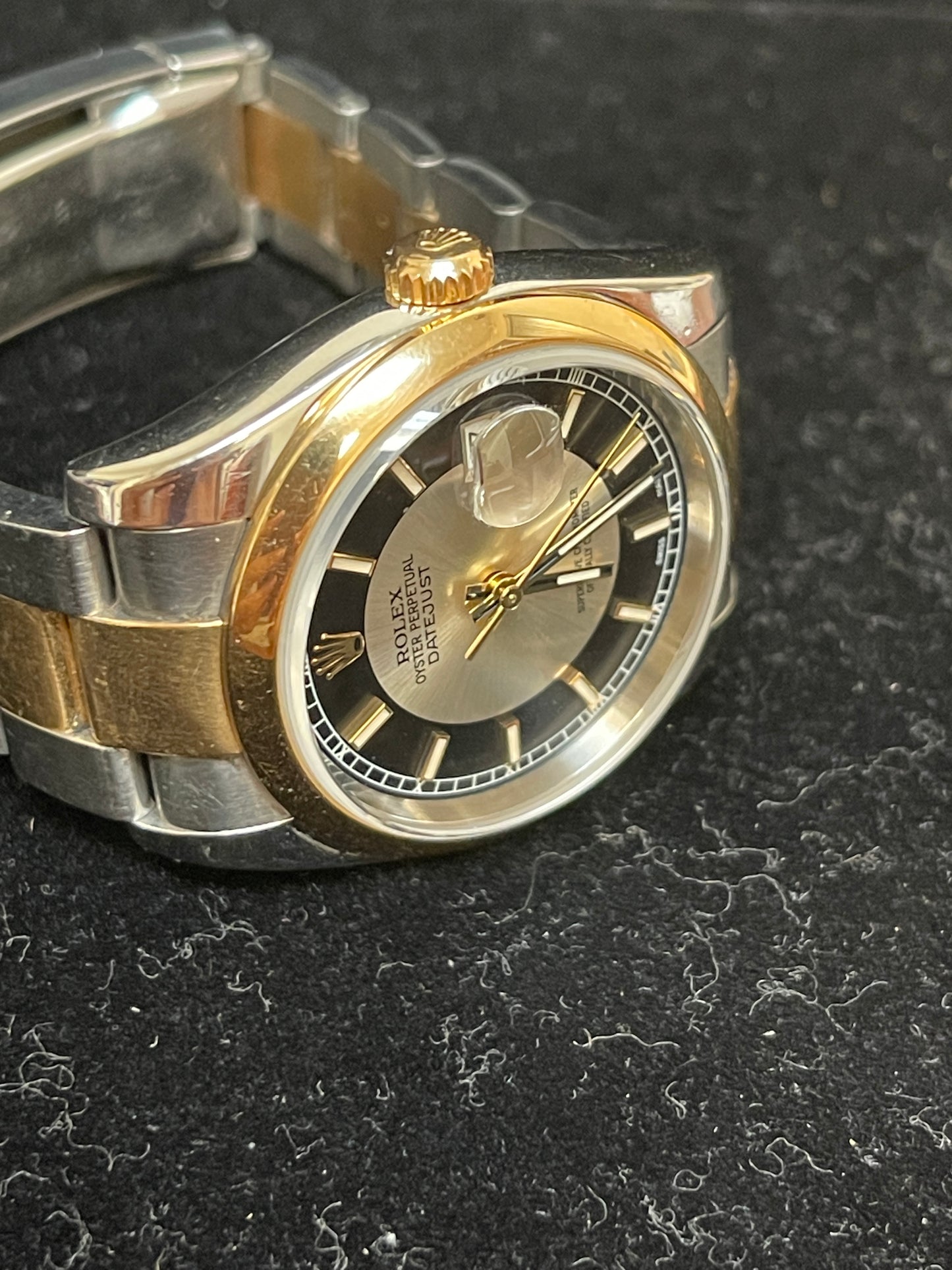 2004 Rolex Datejust 116203 Tuxedo Dial TT Oyster No Papers 36mm