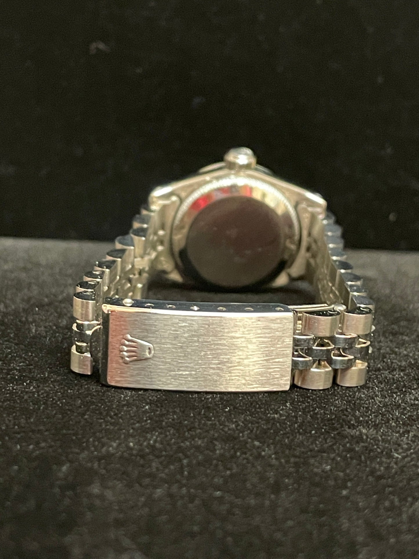 Rolex Ladies Datejust 6516 Silver Linen Dial SS Jubilee No Papers 26mm