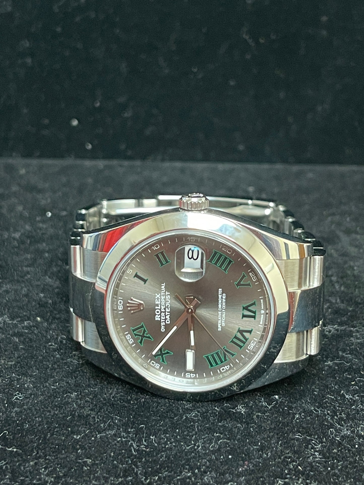 2021 Rolex Datejust 126300 Wimbledon Dial SS Oyster No Papers 41mm