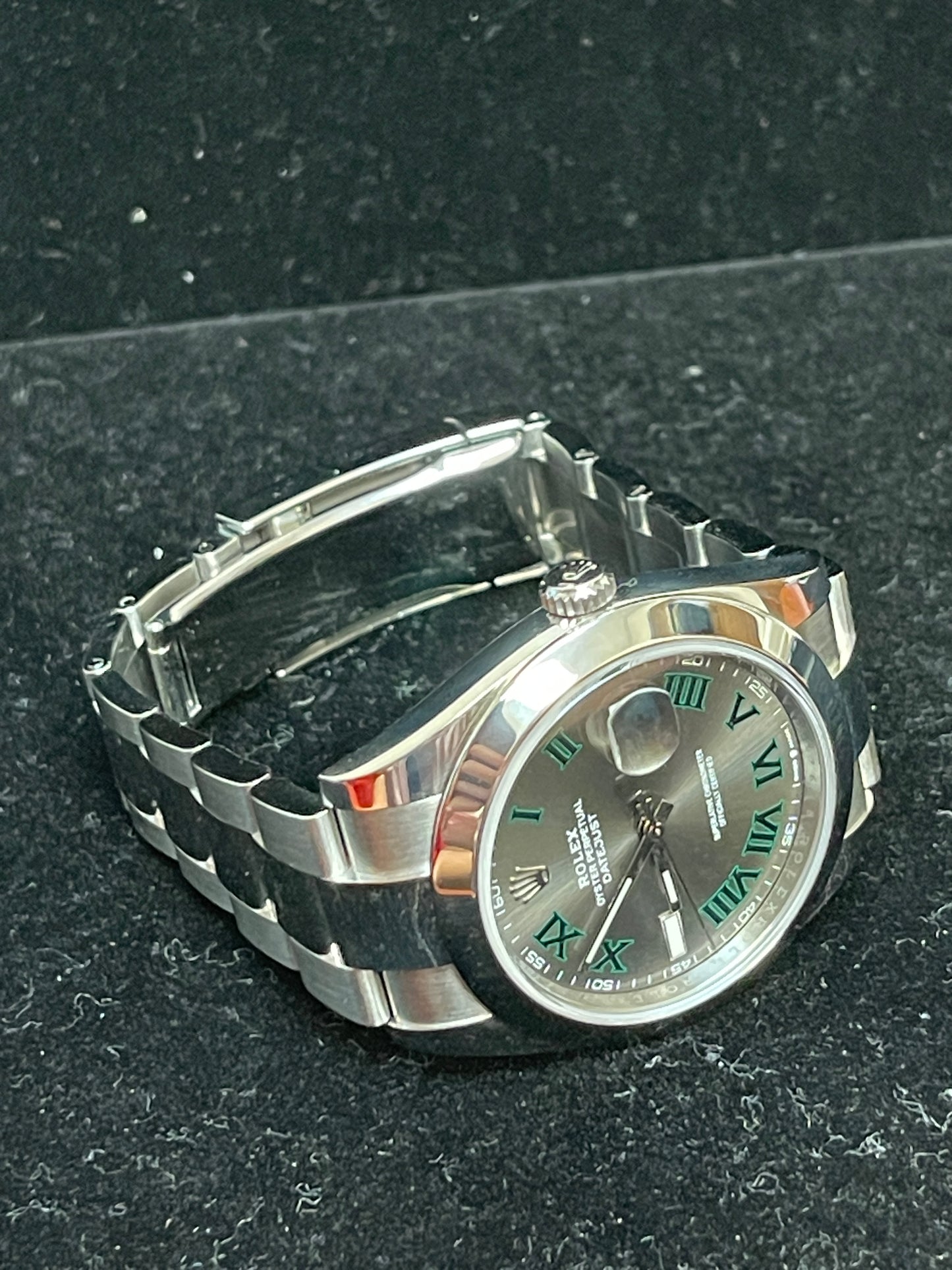 2021 Rolex Datejust 126300 Wimbledon Dial SS Oyster No Papers 41mm