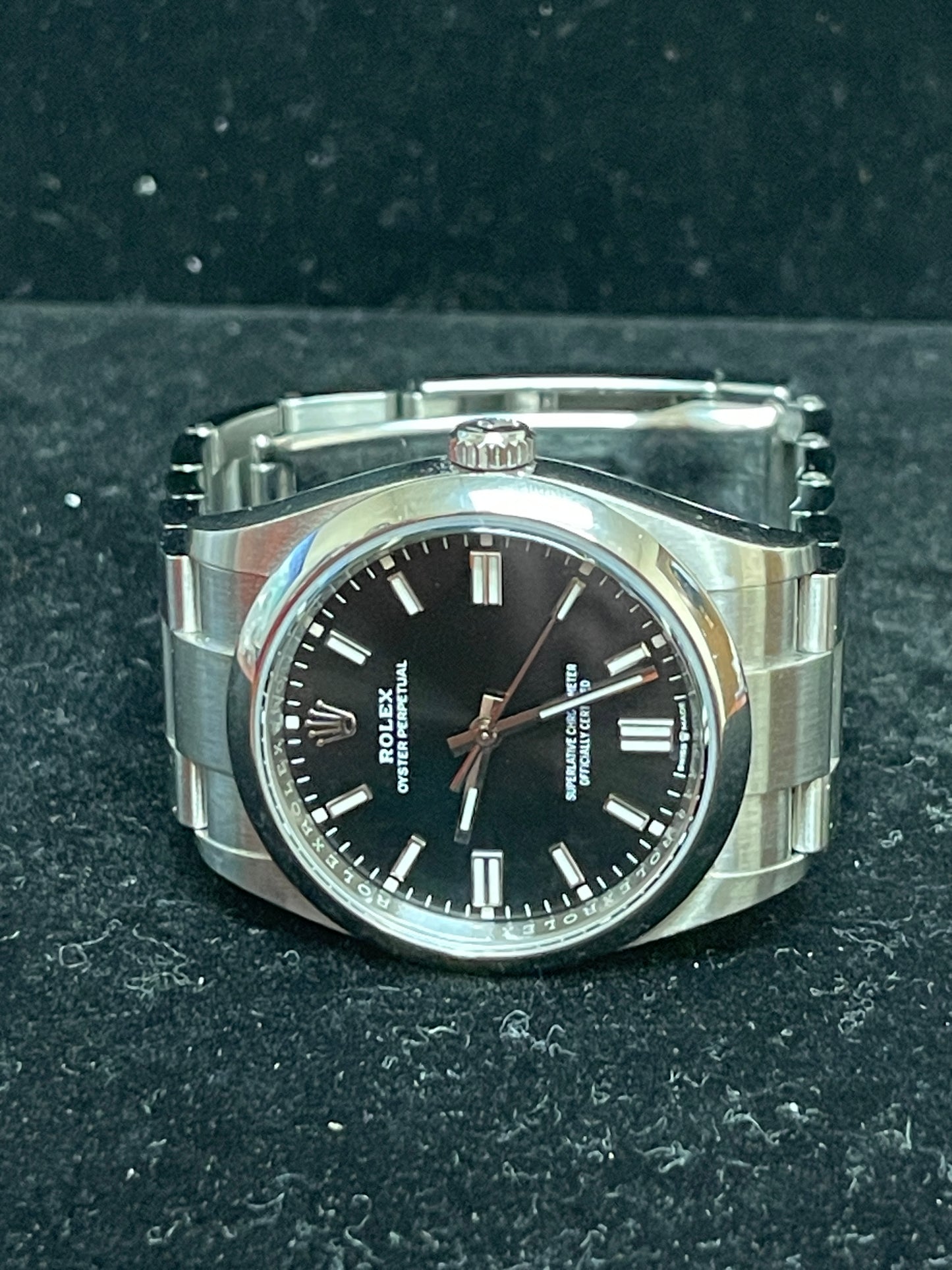 2021 Rolex Oyster Perpetual 126000 Black Dial SS Oyster No Papers 36mm