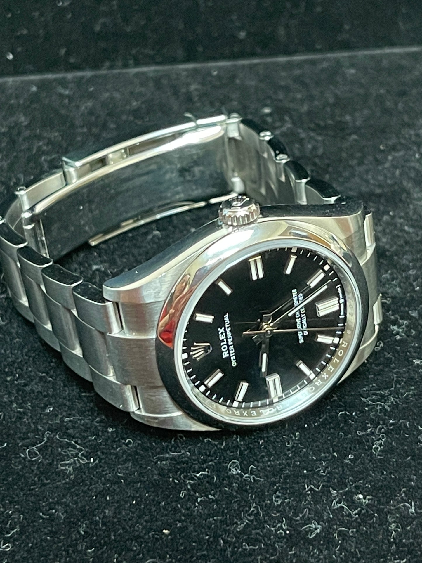 2021 Rolex Oyster Perpetual 126000 Black Dial SS Oyster No Papers 36mm