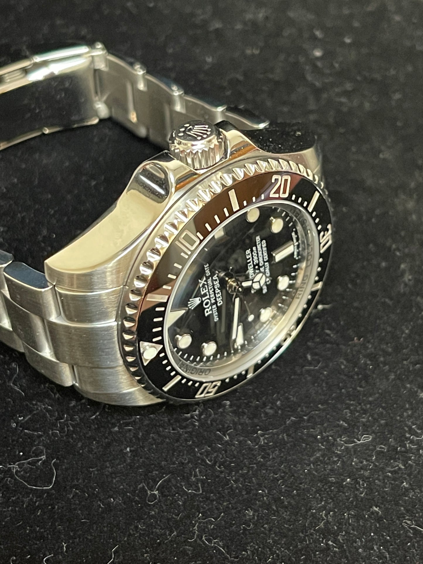 2010 Rolex Deepsea Sea-Dweller 116660 Black Dial SS Oyster With Papers 44mm