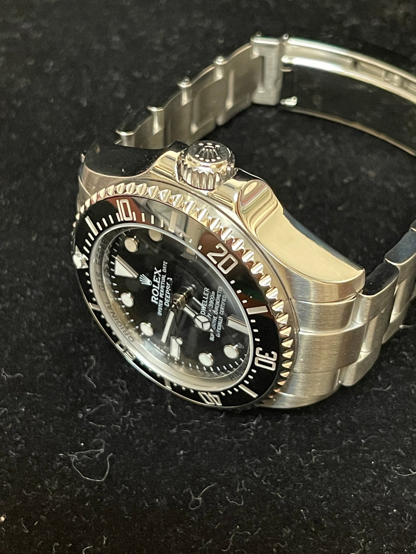 2010 Rolex Deepsea Sea-Dweller 116660 Black Dial SS Oyster With Papers 44mm