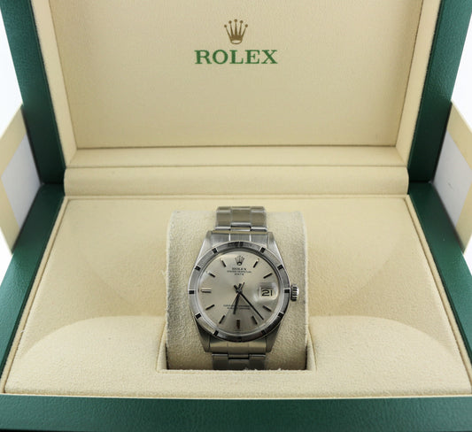1967 Rolex Date 1501 Silver Dial SS Oyster No Papers 34mm