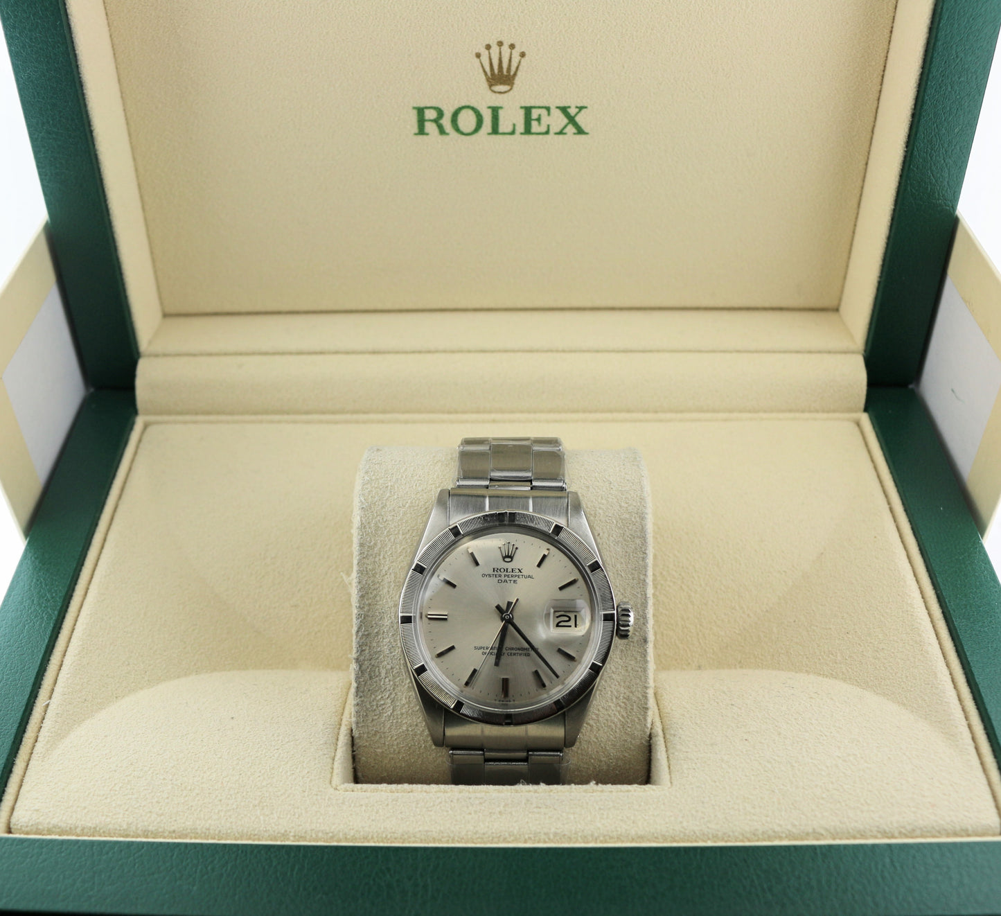 1967 Rolex Date 1501 Silver Dial SS Oyster No Papers 34mm